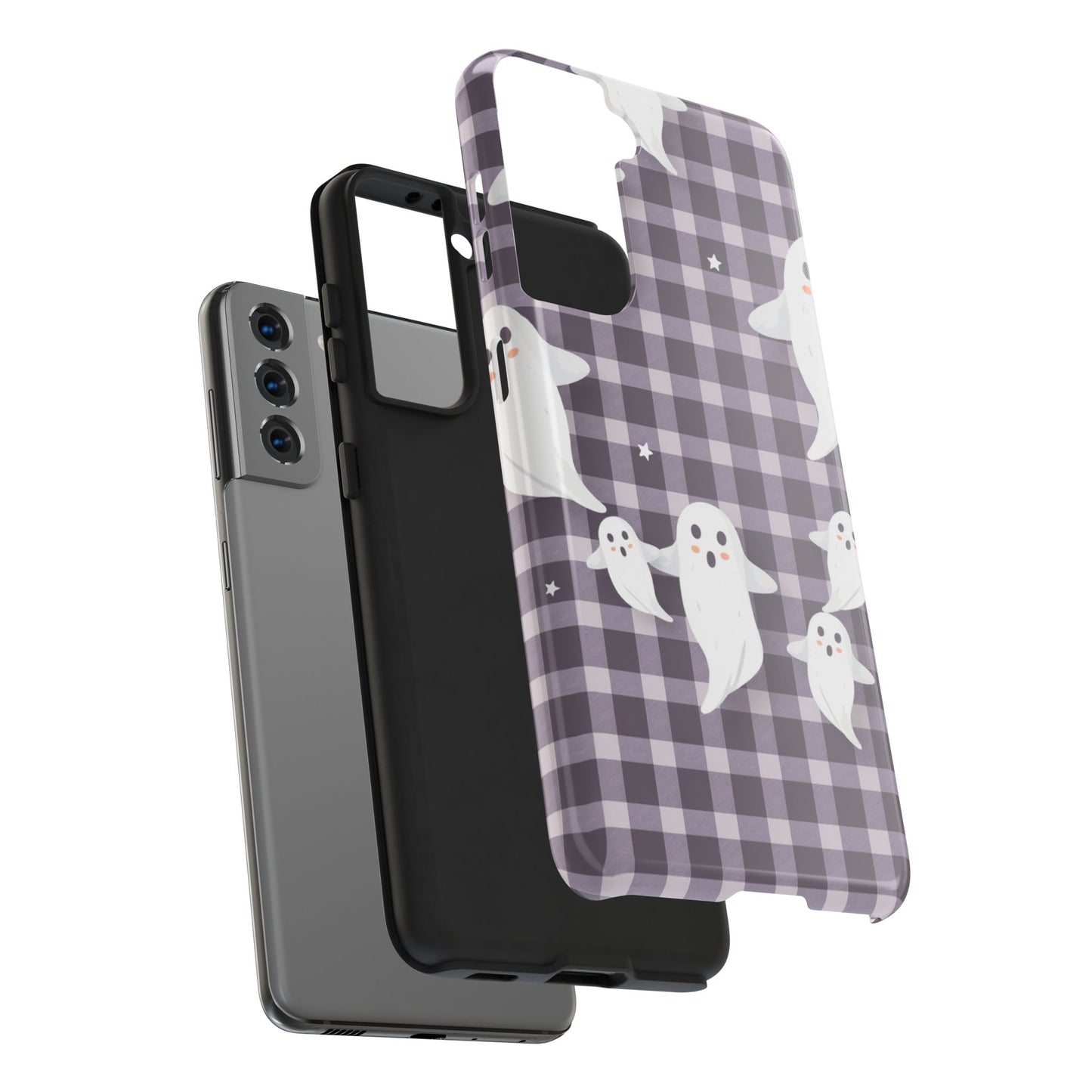 Cute Ghosts Tough Phone Case - Whimsical Halloween Design for Spooky Vibes