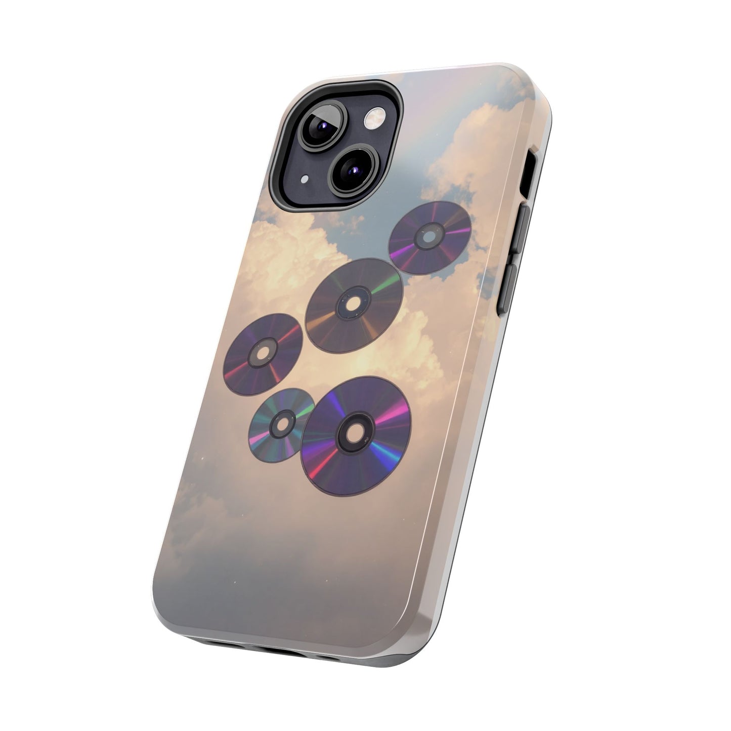 Vibrant Cloud CD Tough Phone Case - Durable and Stylish