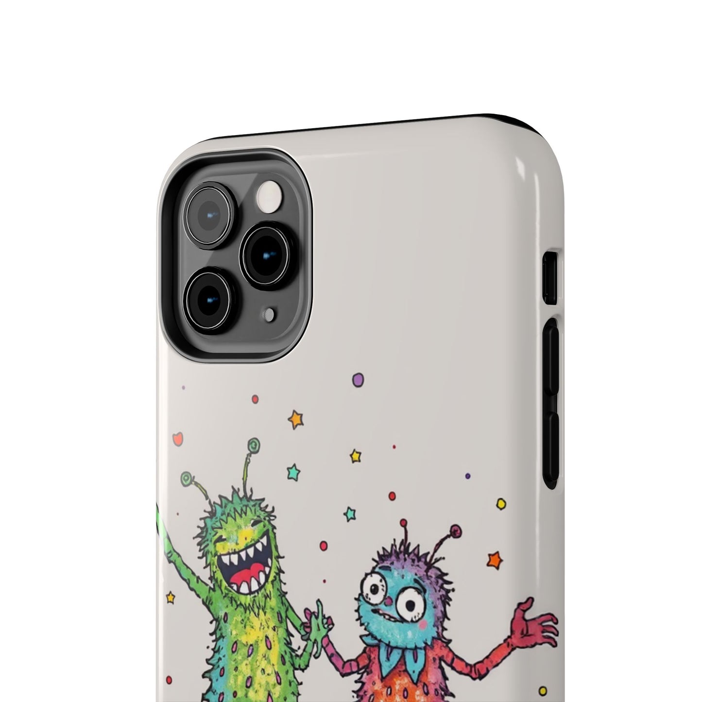 Colorful Monster Tough Phone Case - Fun and Playful Design