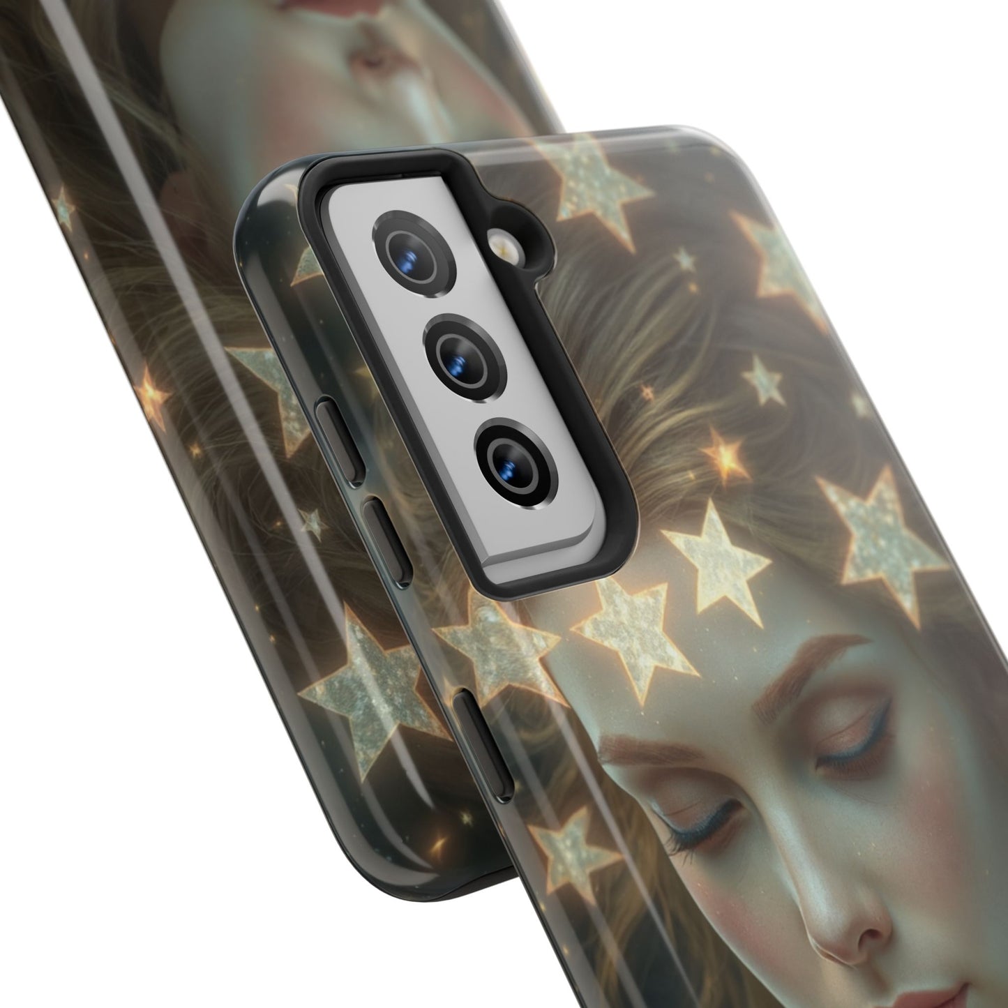 Celestial Dream Tough Phone Case - Artistic Starry Design for Style Enthusiasts