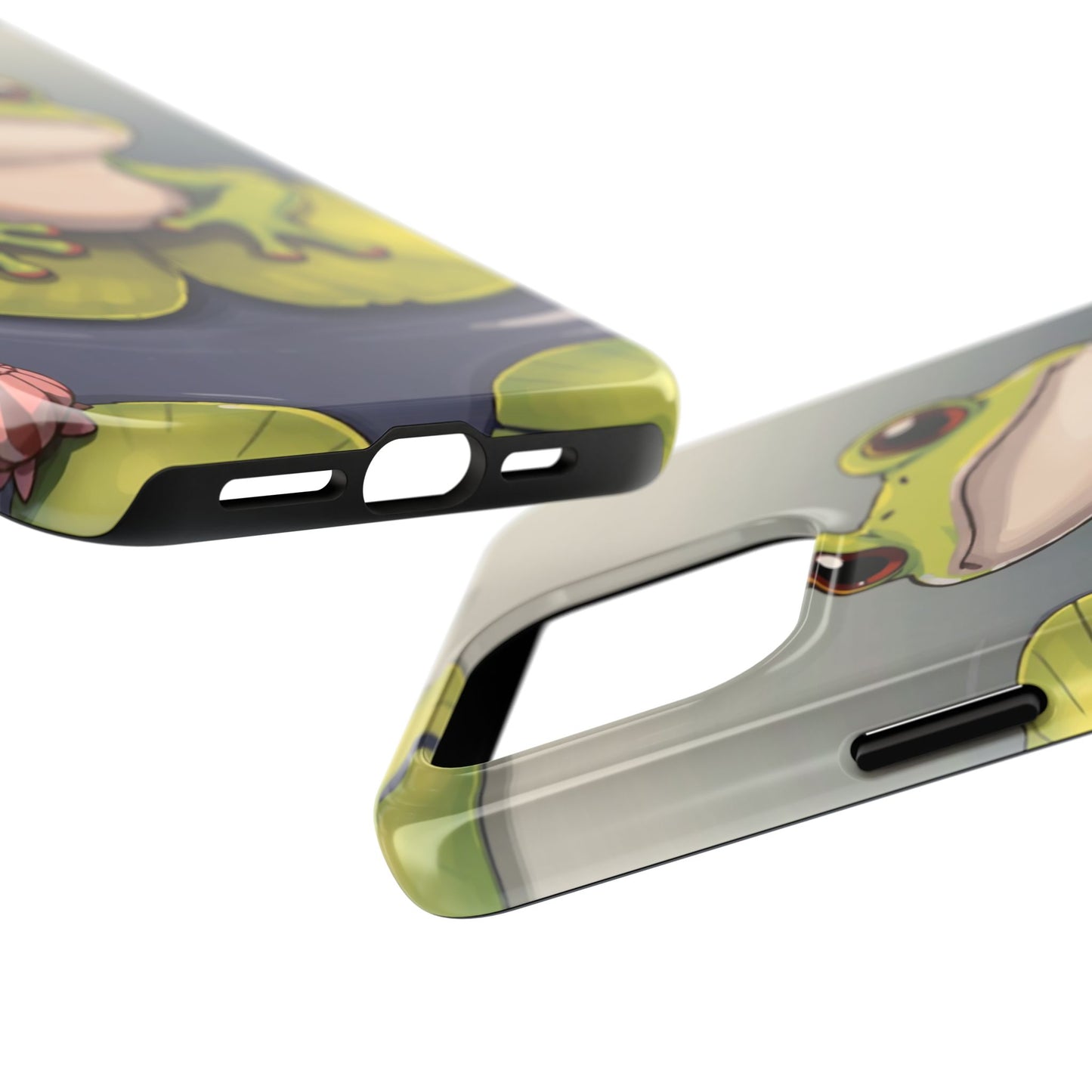 Cute Frog Tough Phone Case - Durable Protection with Nature Vibe