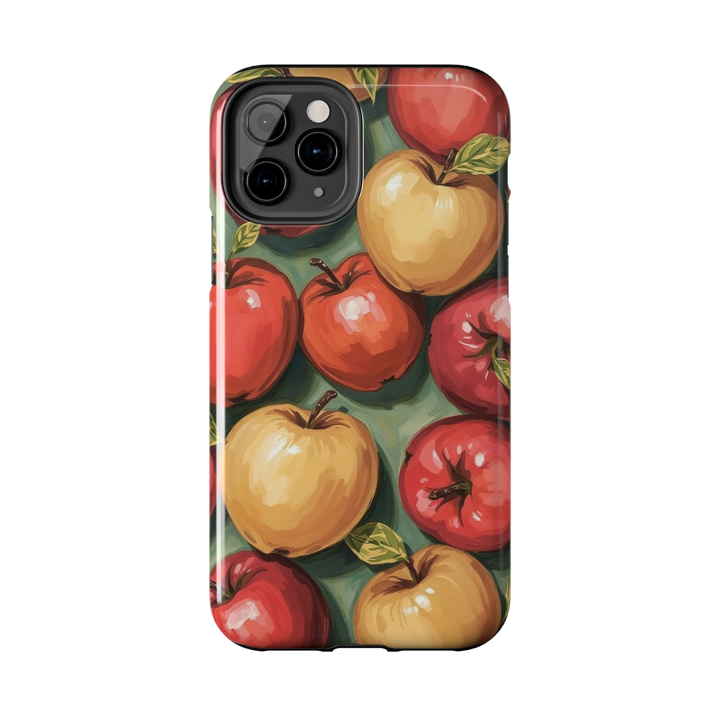 Colorful Painted Apples Art Tough Phone Case - Durable & Stylish Protection - for iPhone