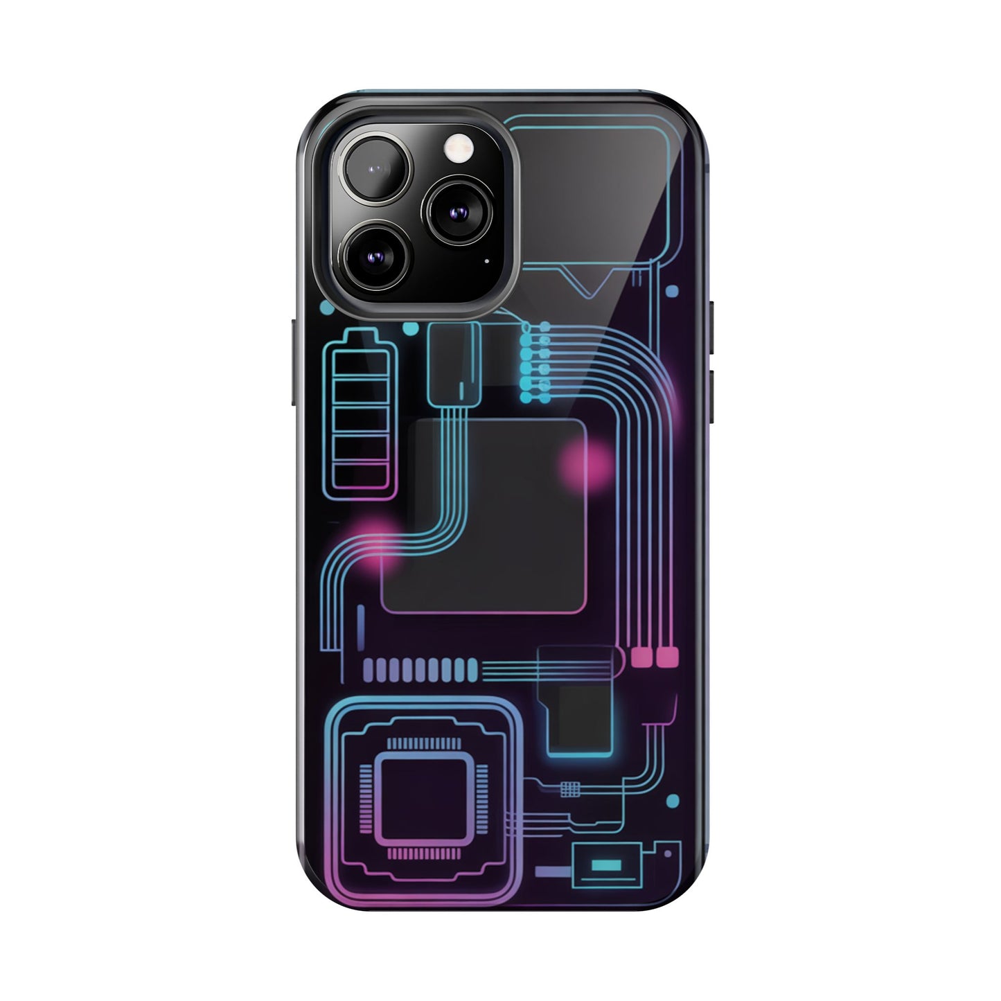 Cyberpunk Circuits Tough Phone Case