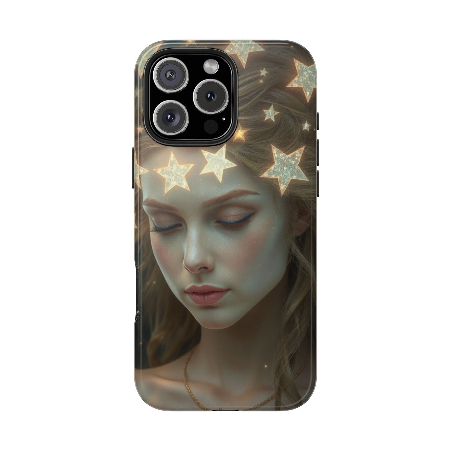 Celestial Dream Tough Phone Case - Artistic Starry Design for Style Enthusiasts