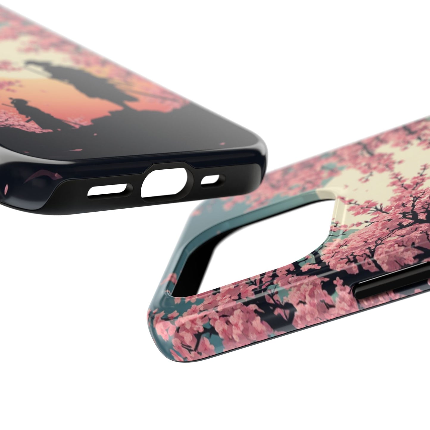 Cherry Blossom Samurai Tough Phone Case