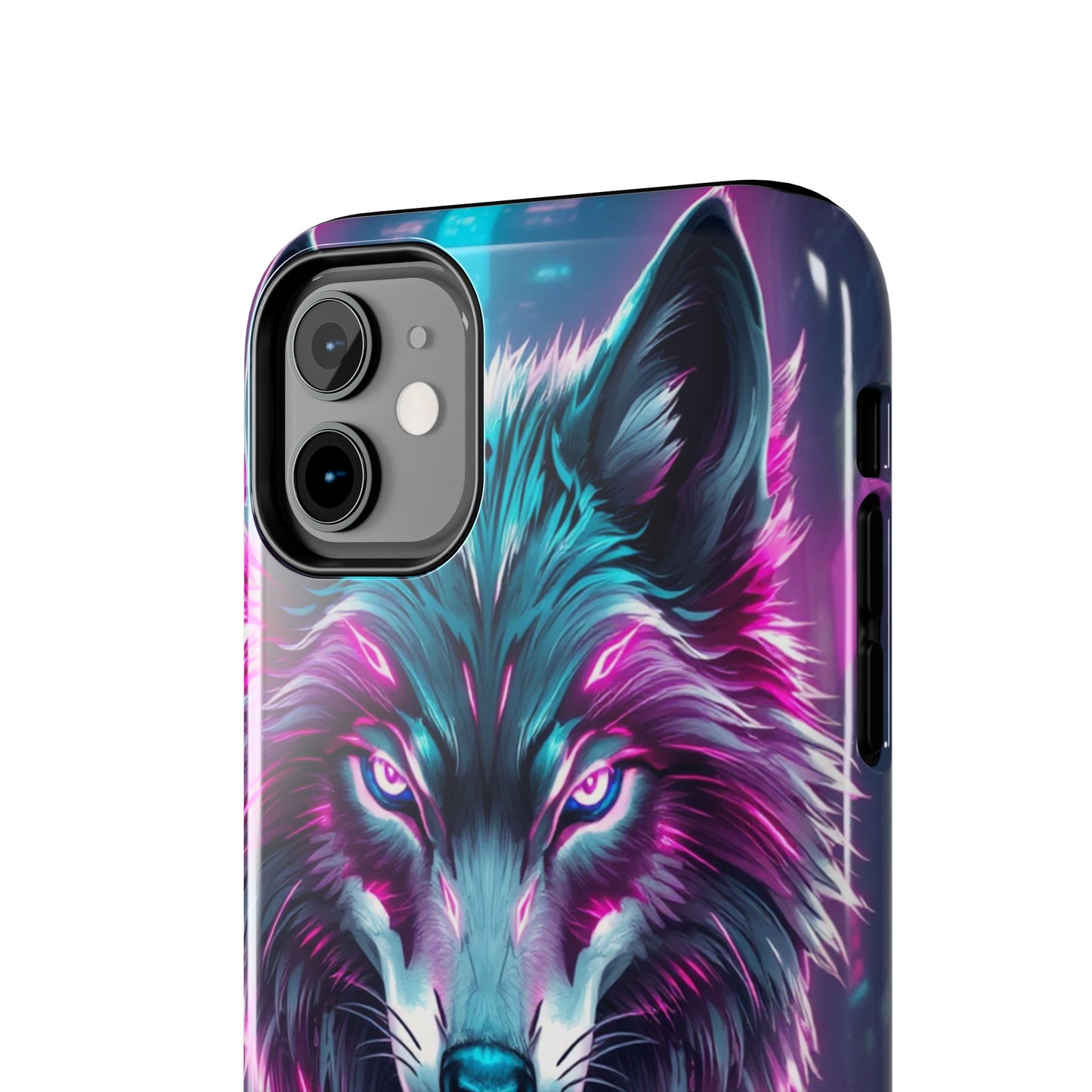Fierce Wolf Phone Case - Tough & Vibrant Design for Animal Lovers