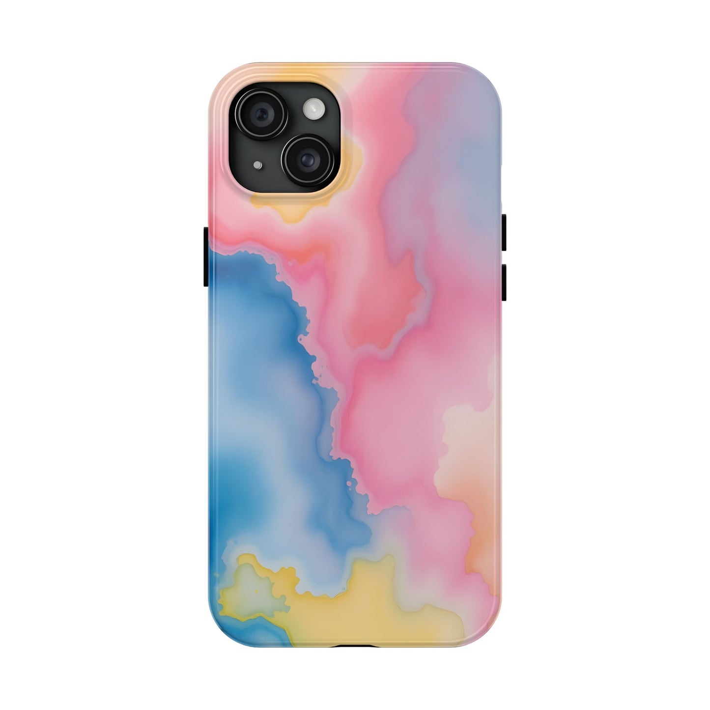 Painted Watercolor Tough Phone Case - Durable Protection with Artistic Vibes - for iPhone