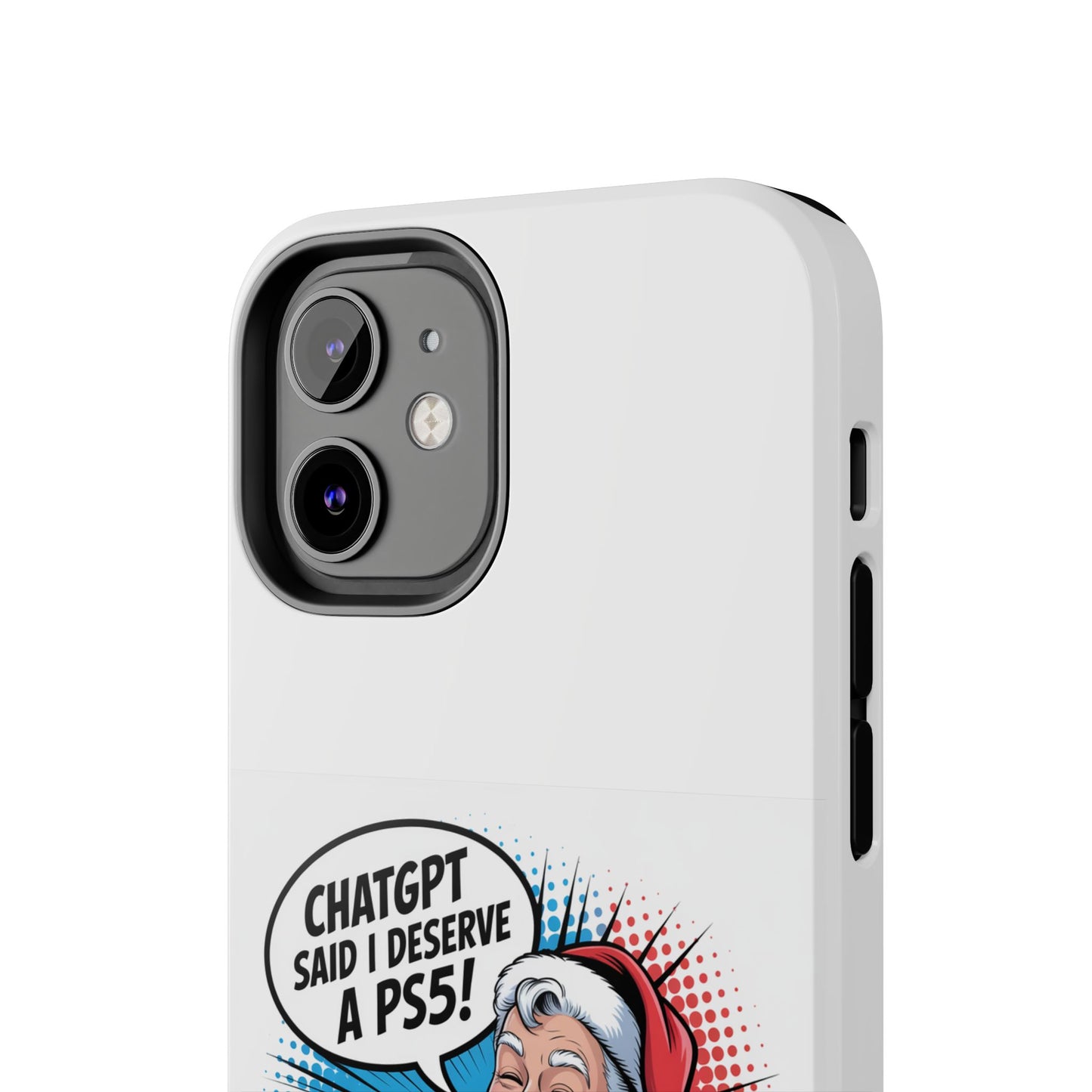 Santa Laughing  Phone Case - "CHATGPT Said I Deserve A PS5!"