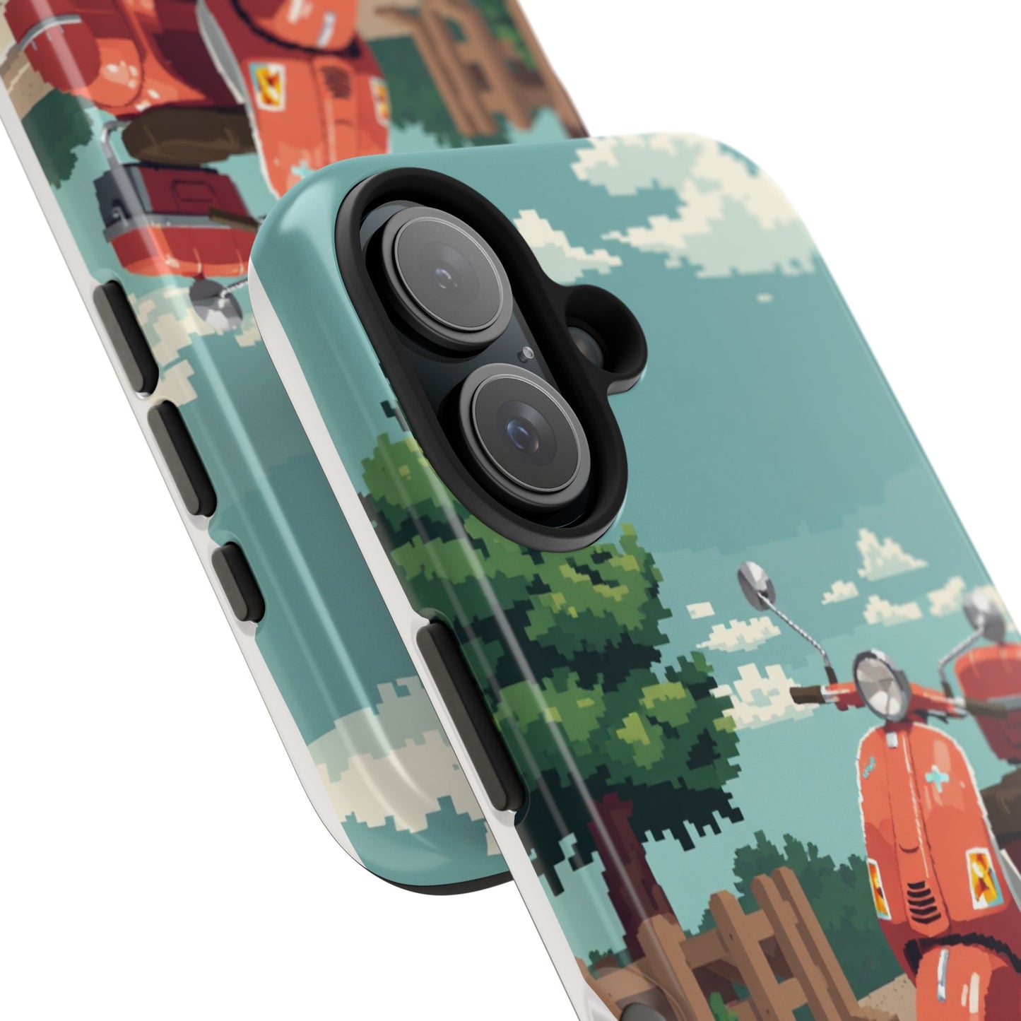 Retro Scooter Phone Case - Tough & Stylish Protection