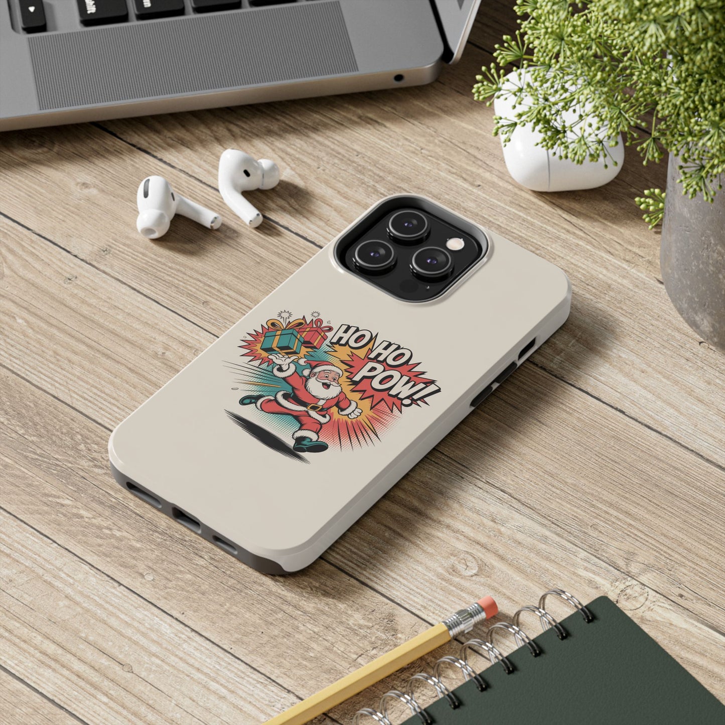 Santa Ho Ho Pow Phone Case