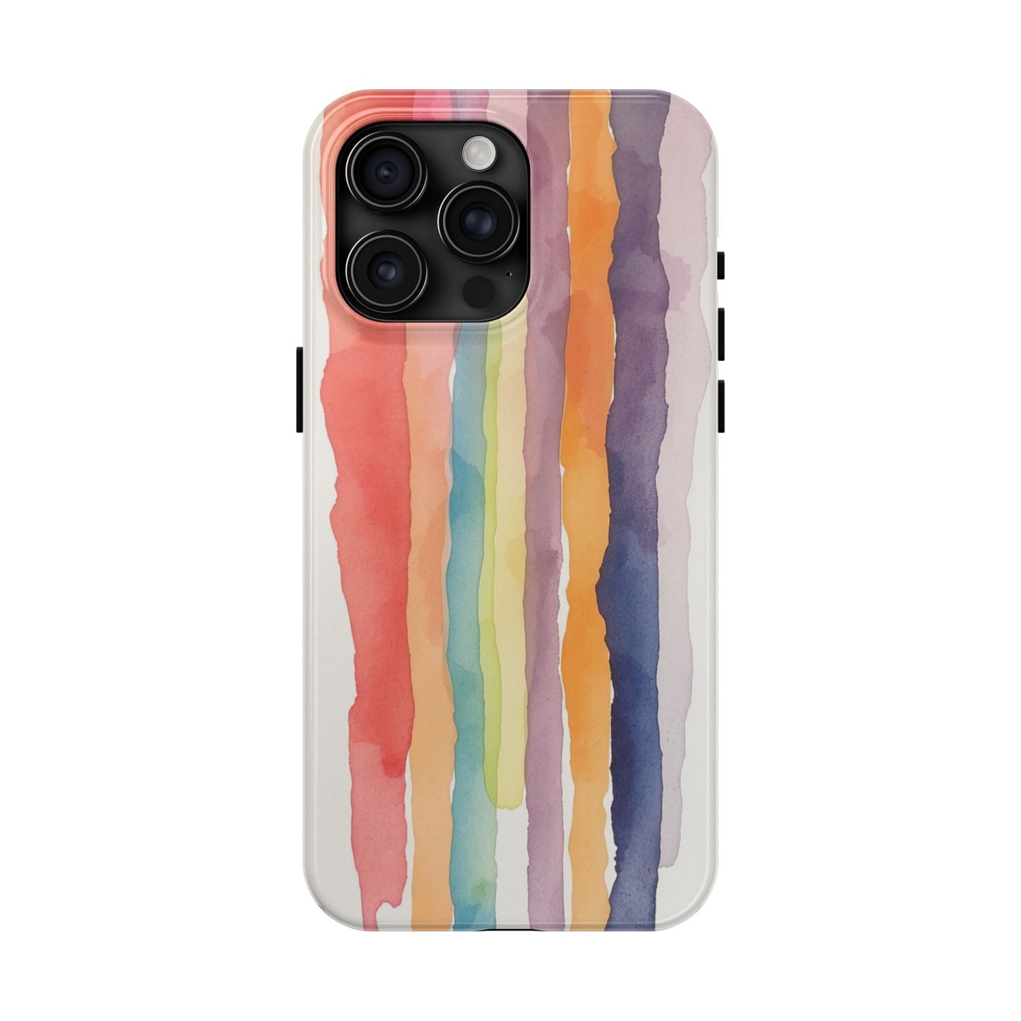 Colorful Watercolor Tough Phone Case - Stylish and Durable Cover for Creative Souls