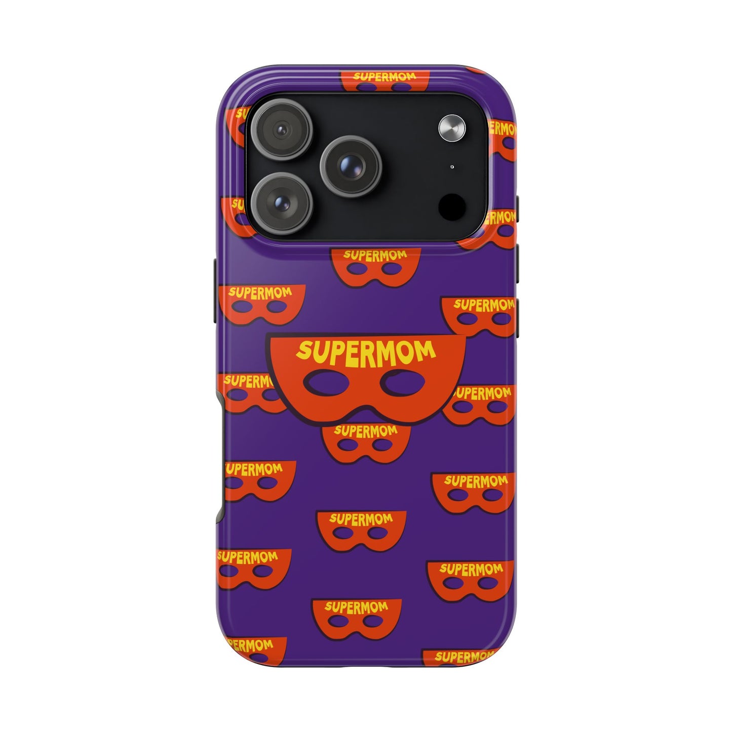 Supermom Tough Phone Case - Durable Protection with Fun Design - for iPhone