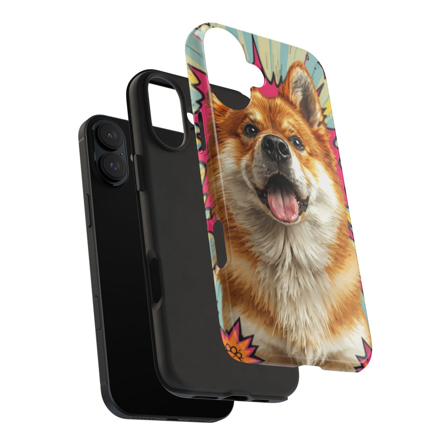 Playful Dog Tough Phone Case - Durable & Stylish Pet Lover Gift