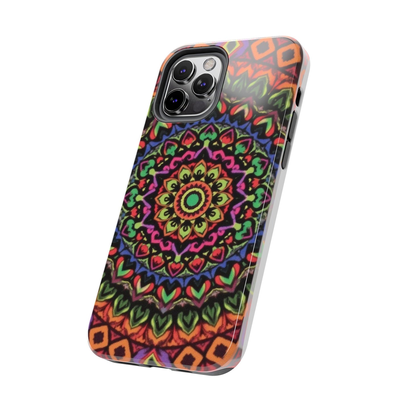 Colorful Mandala Tough Phone Case - Vibrant Designs for Trendy Protection - for iPhone
