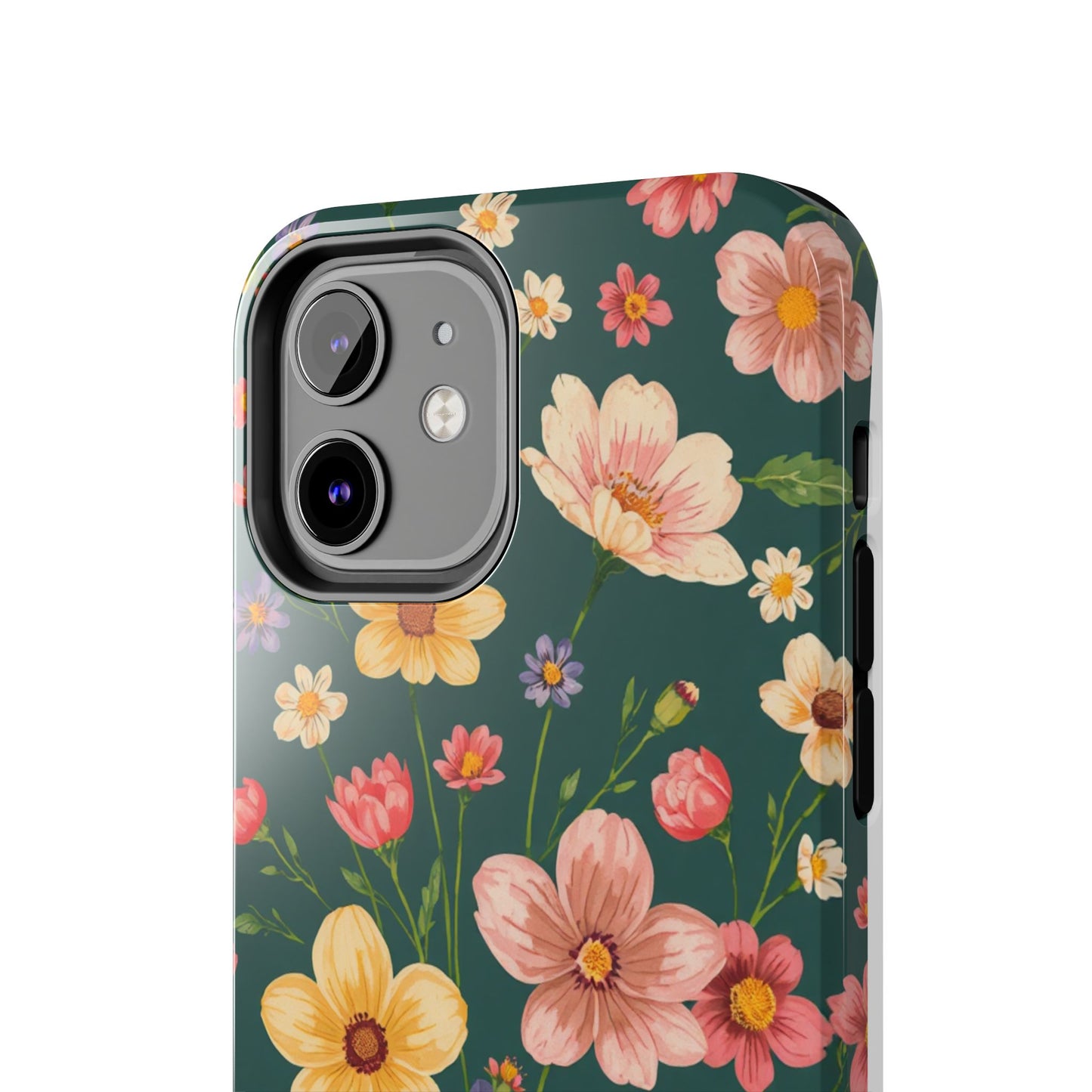 Vintage Spring Flowers Tough Phone Case - Durable Protection for iPhone