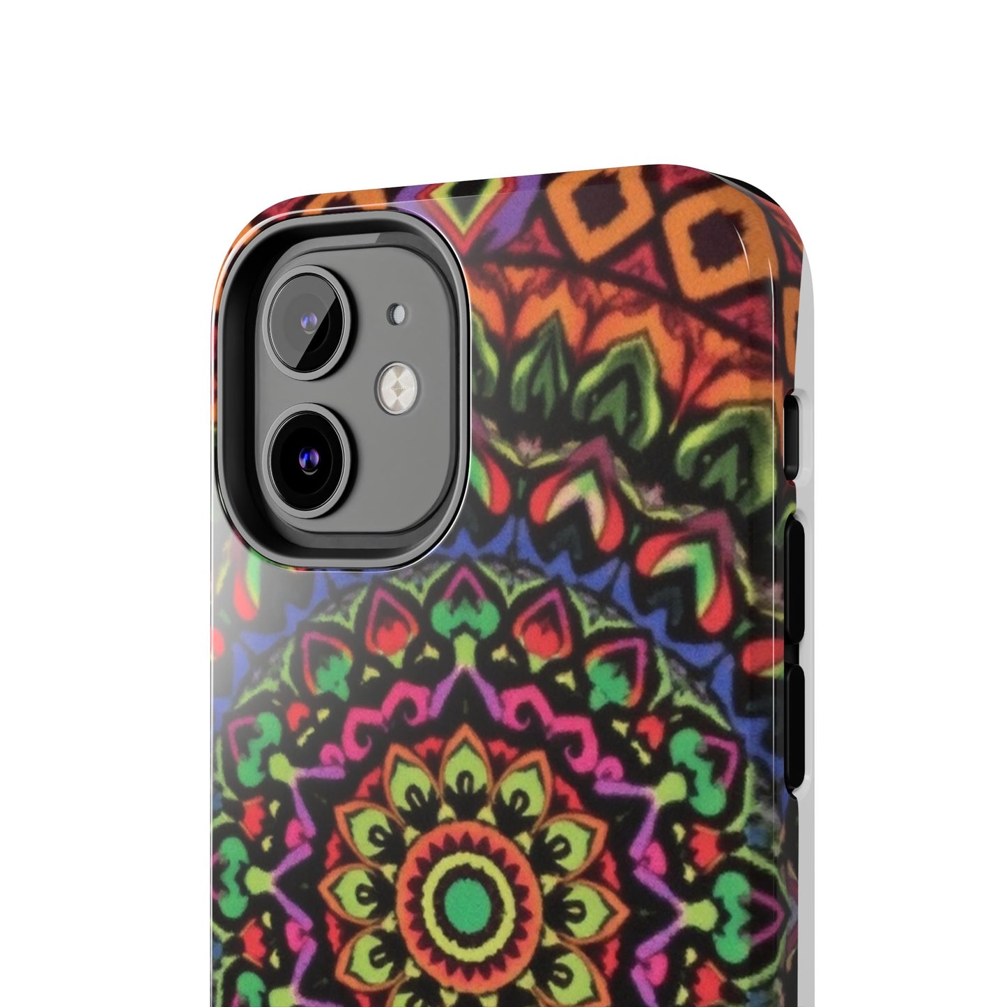 Colorful Mandala Tough Phone Case - Vibrant Designs for Trendy Protection - for iPhone