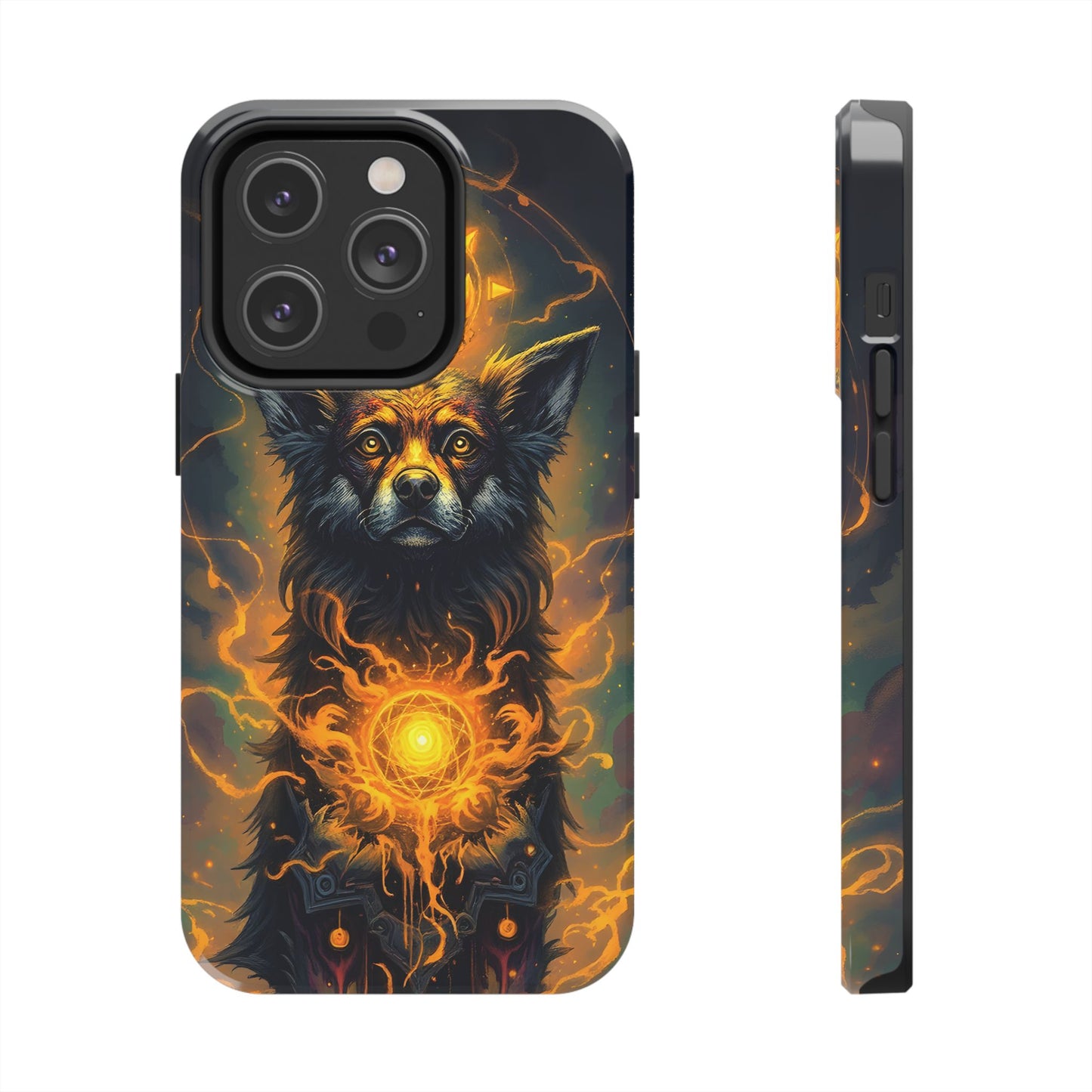 Mystical Dog of Light - Tough Phone Case - Durable Protection with Inspired Artwork - for iPhone