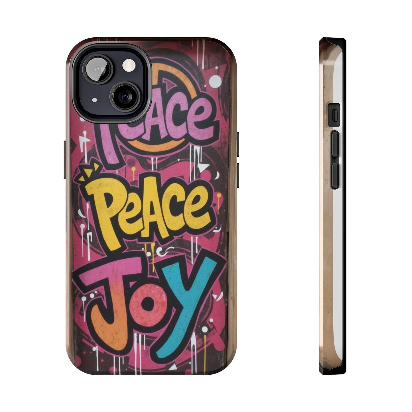 Colorful Peace Joy Tough Phone Case