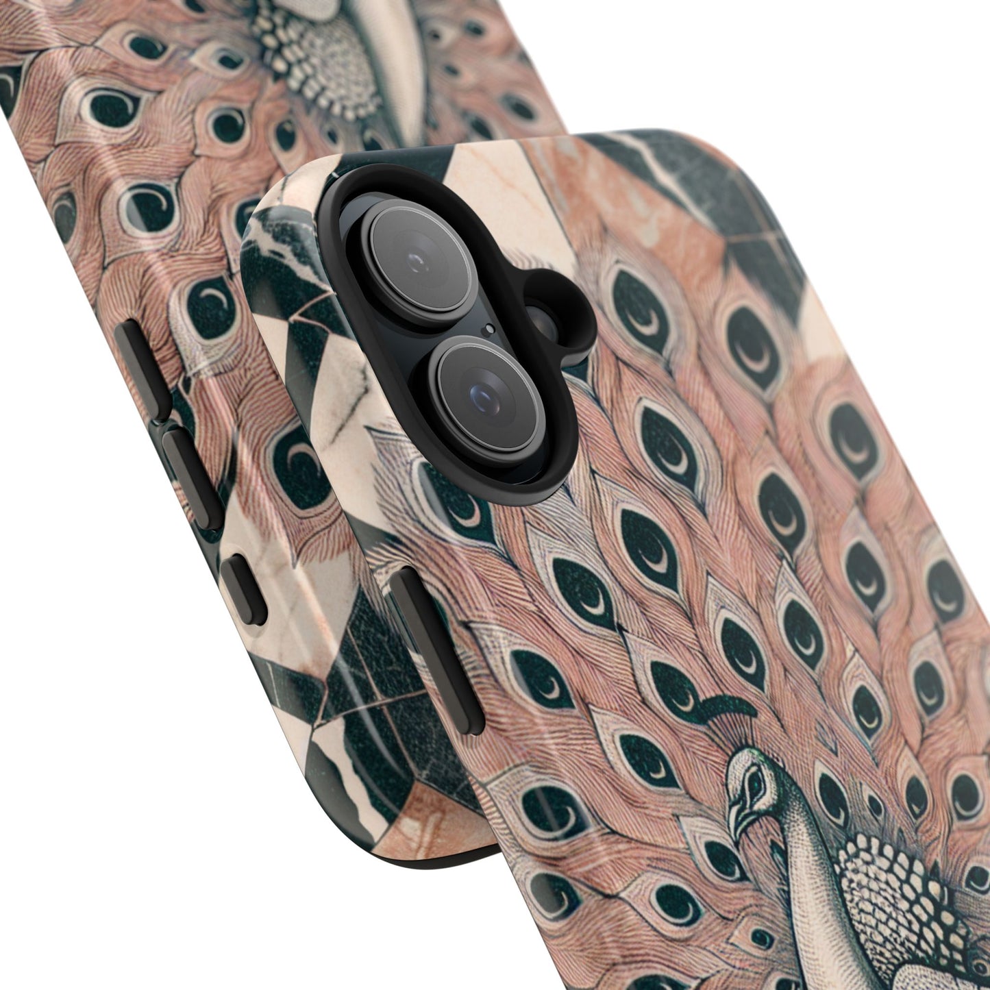 Peacock Tough Phone Case | Stylish & Durable Artwork - for iPhone