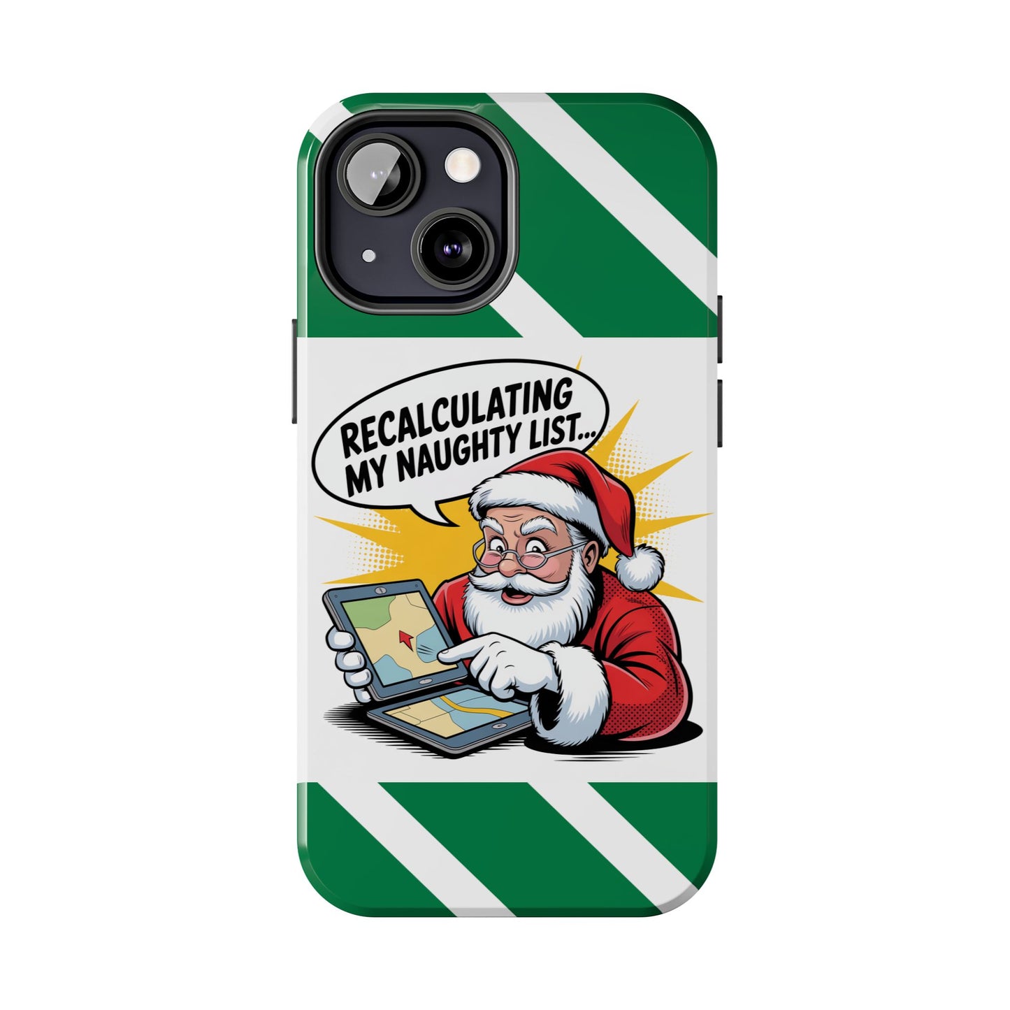 Santa Naughty List Phone Case - Tough & Fun Holiday Protection