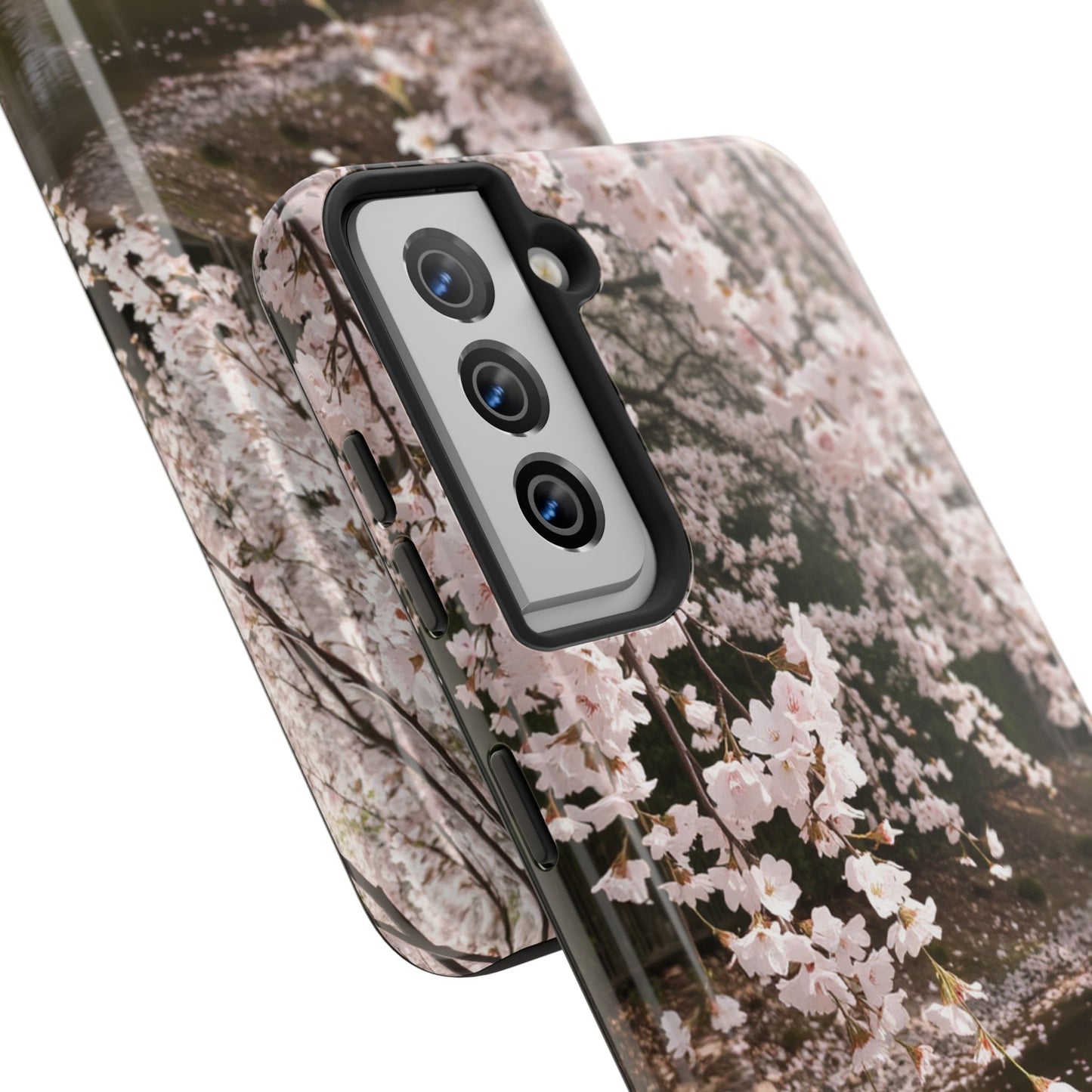 Cherry Blossom Tough Phone Cases - Durable Protection with Floral Serenity