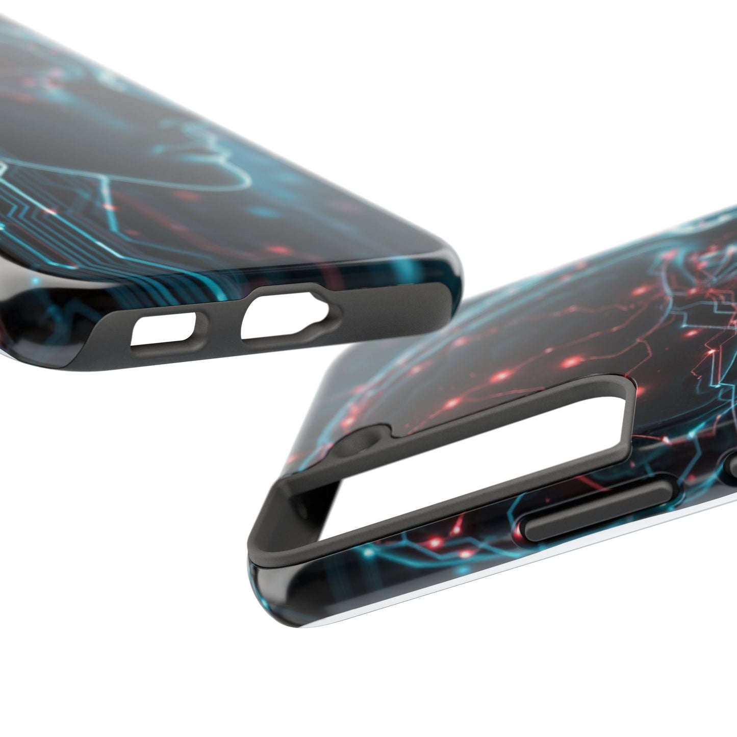 Futuristic Brain Design Tough Phone Case