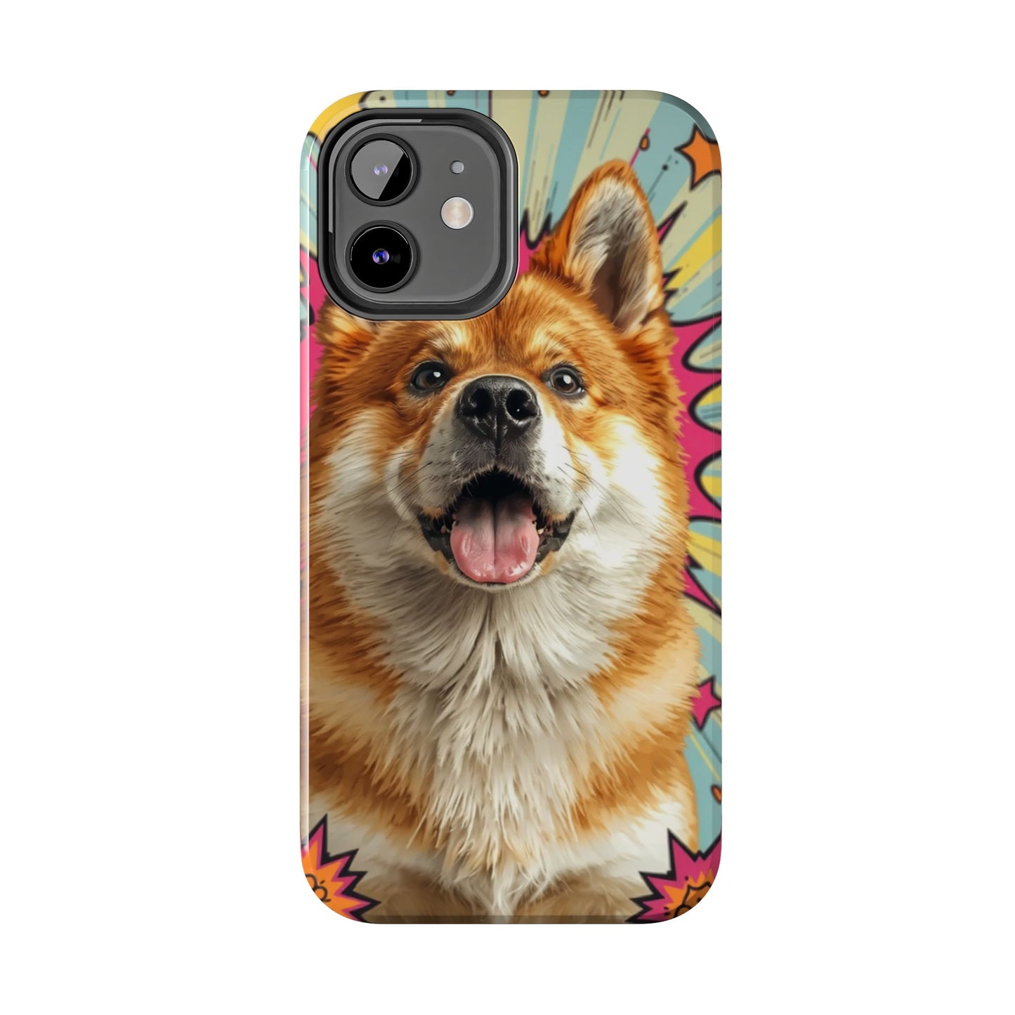 Playful Dog Tough Phone Case - Durable & Stylish Pet Lover Gift