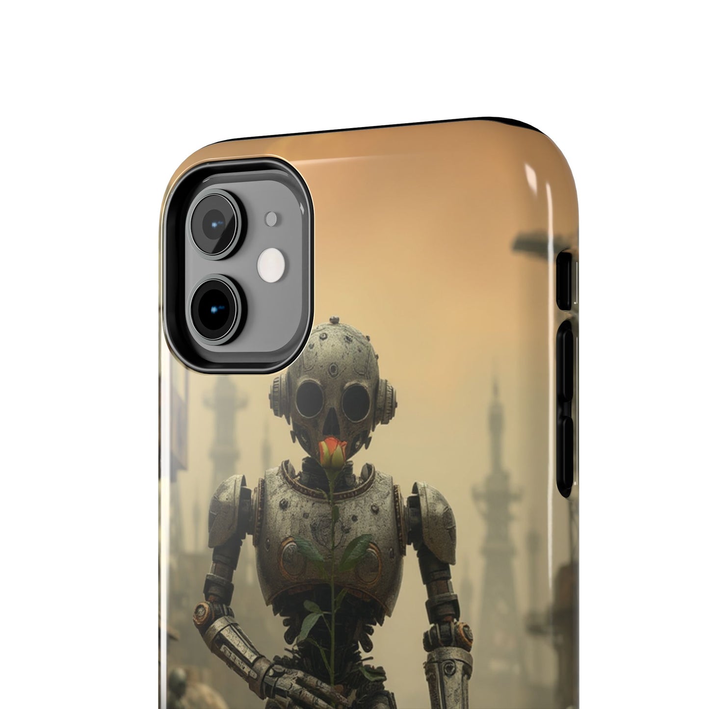 Robotic Sentinel Tough Phone Case - Durable Protector for Sci-Fi Lovers