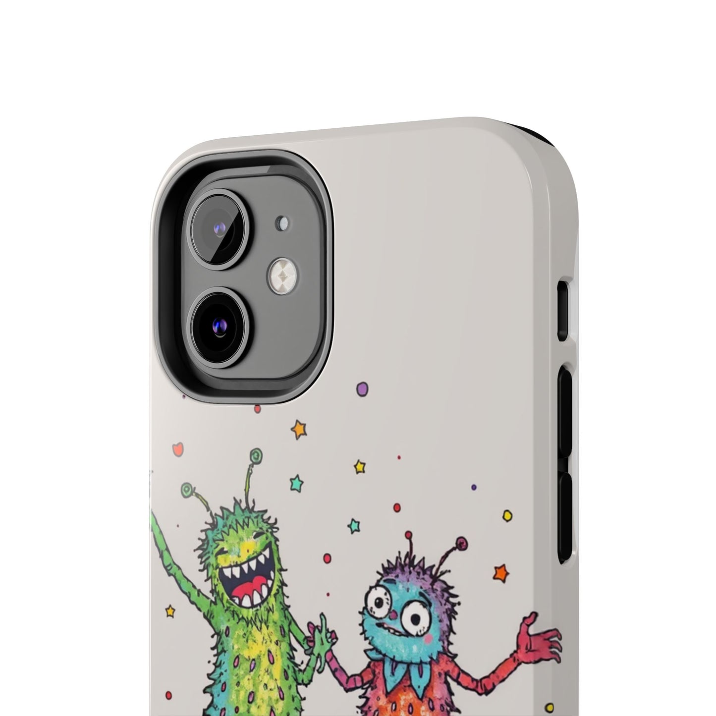 Colorful Monster Tough Phone Case - Fun and Playful Design