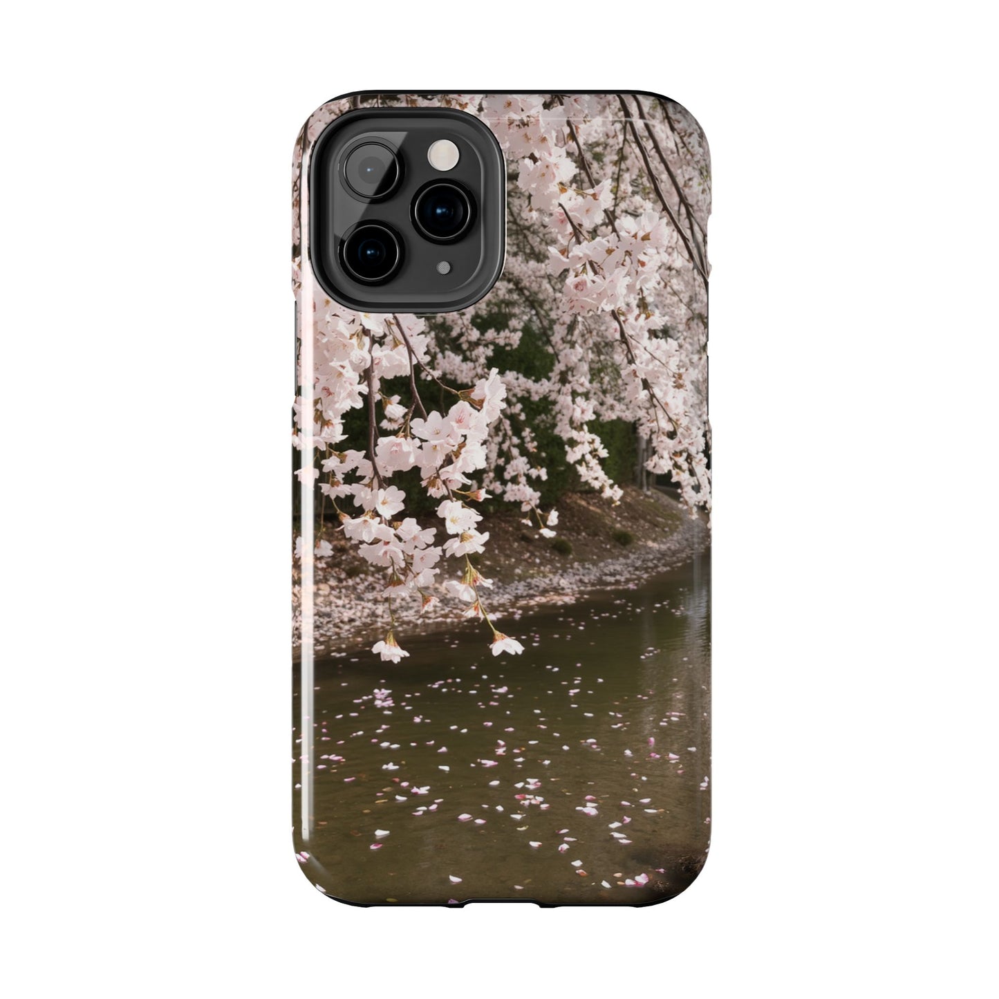 Cherry Blossom Tough Phone Cases - Durable Protection with Floral Serenity