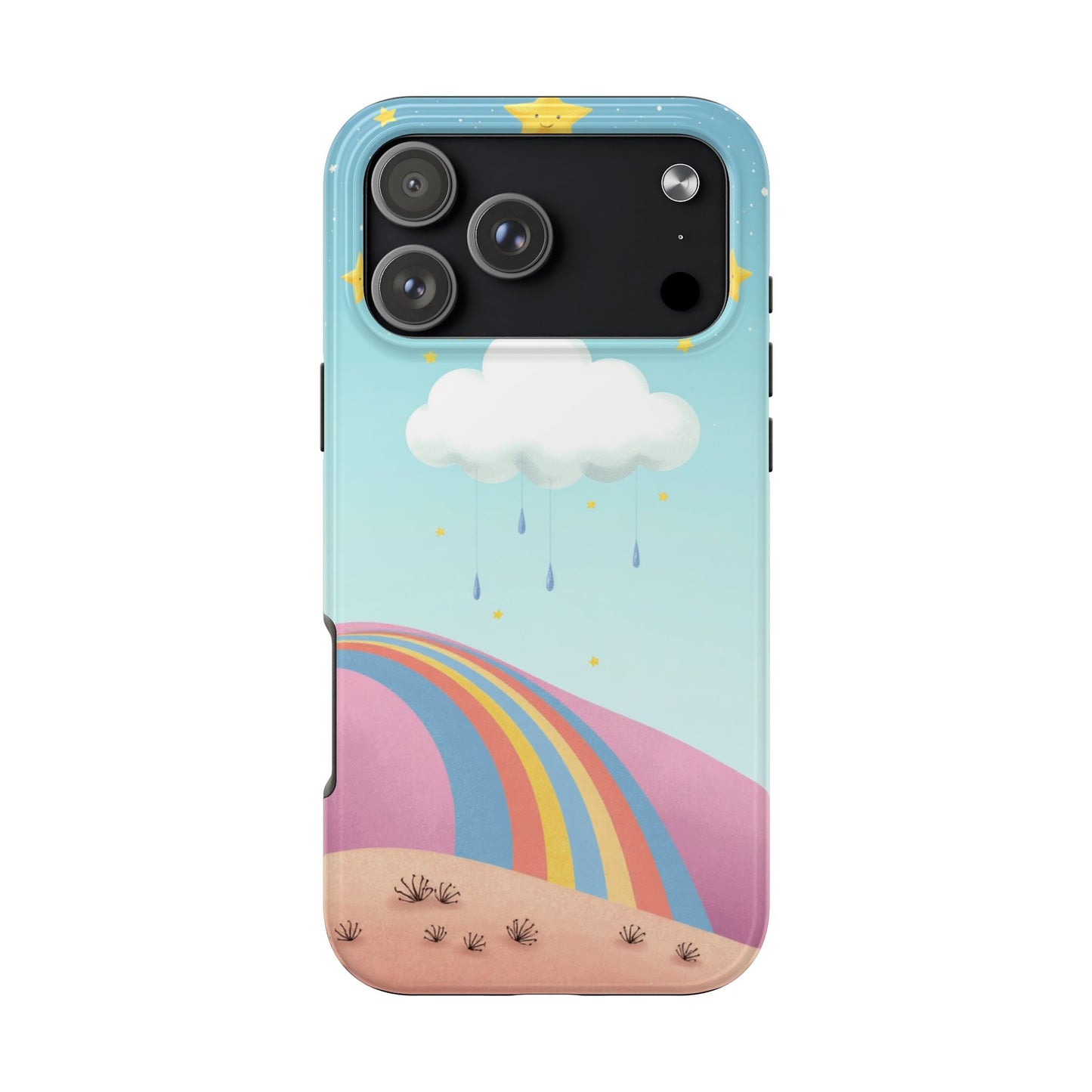 Colorful Rainbow Phone Case - Durable Tough Design for Adventurers