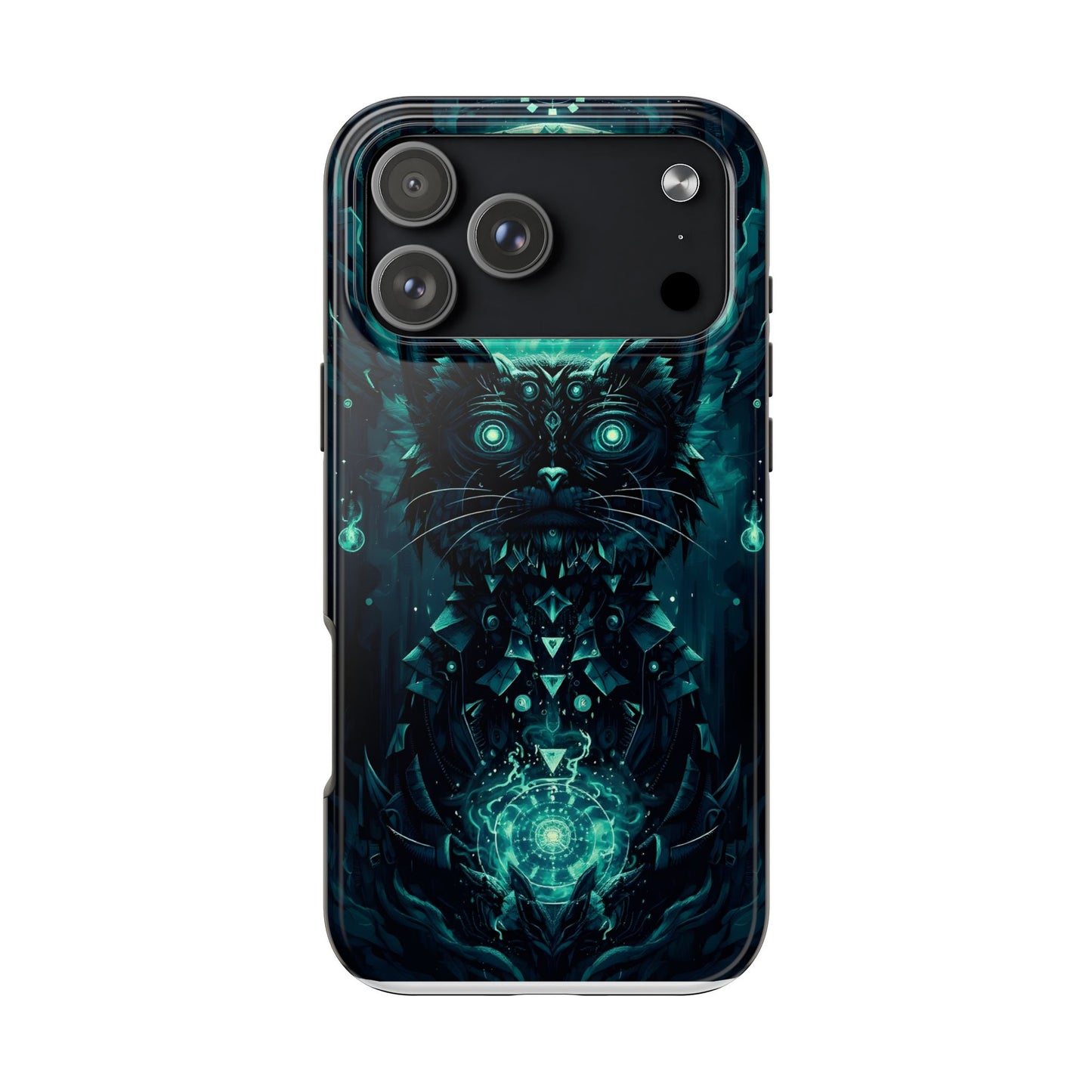 Mystical Dark Cat Phone Case - Tough Protective Cover for Cat Lovers - for iPhone