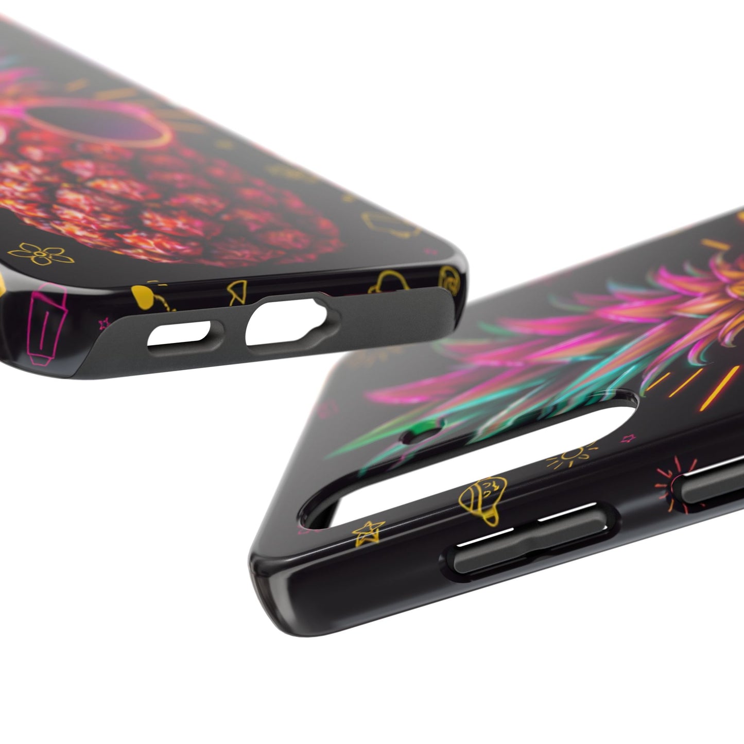 Tough Pineapple Phone Case - Cool, Vibrant Design Perfect for Summer Vibes
