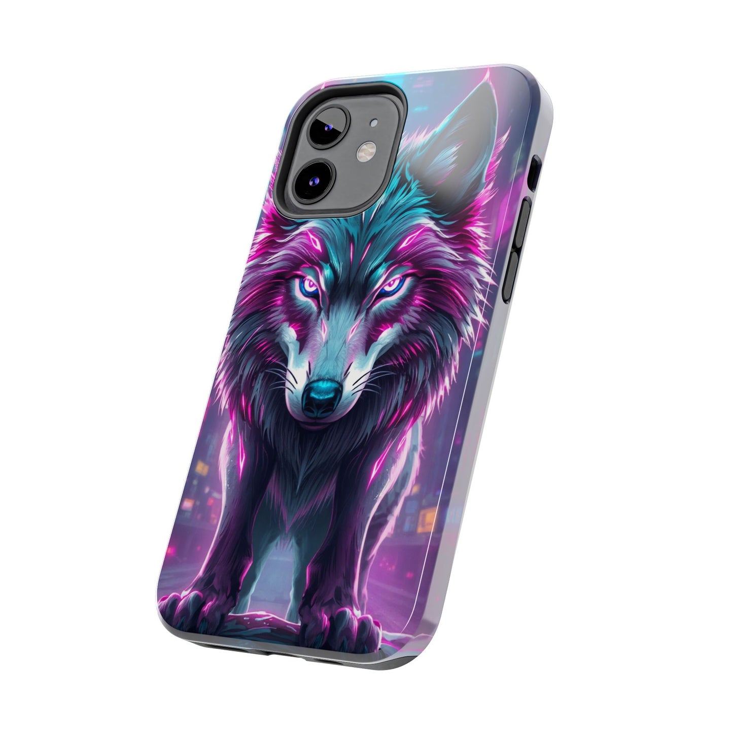 Fierce Wolf Phone Case - Tough & Vibrant Design for Animal Lovers