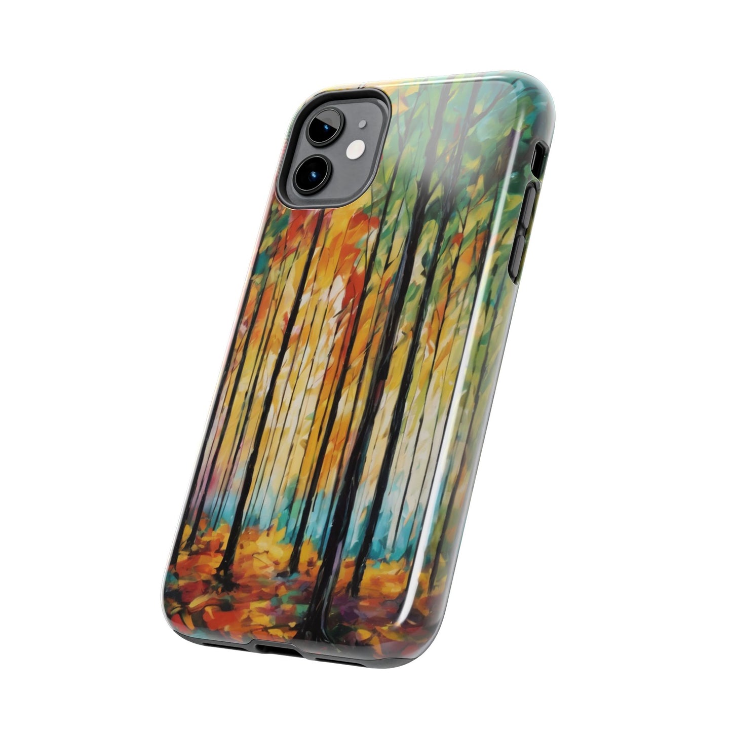Autumn Forest Tough Phone Case - Colorful Nature Design - for iPhone