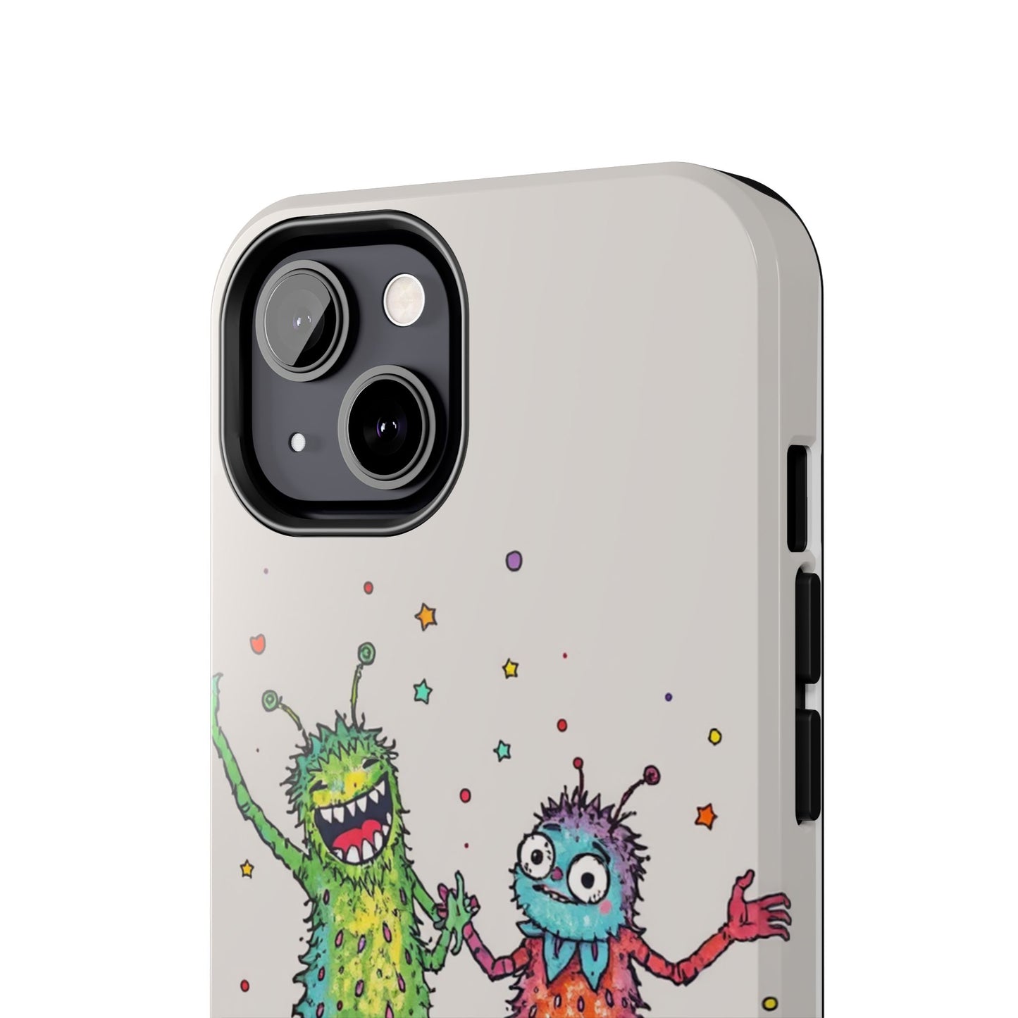 Colorful Monster Tough Phone Case - Fun and Playful Design