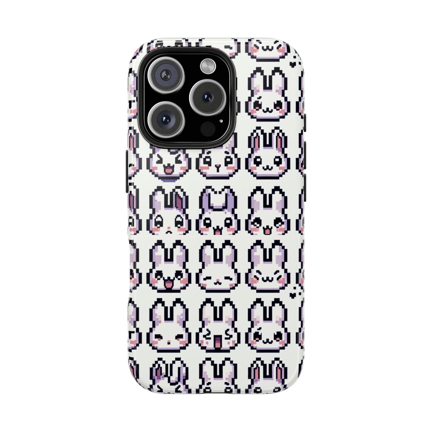 Cute Pixel Bunny Tough Phone Case - Stylish & Protective Cover for iPhone