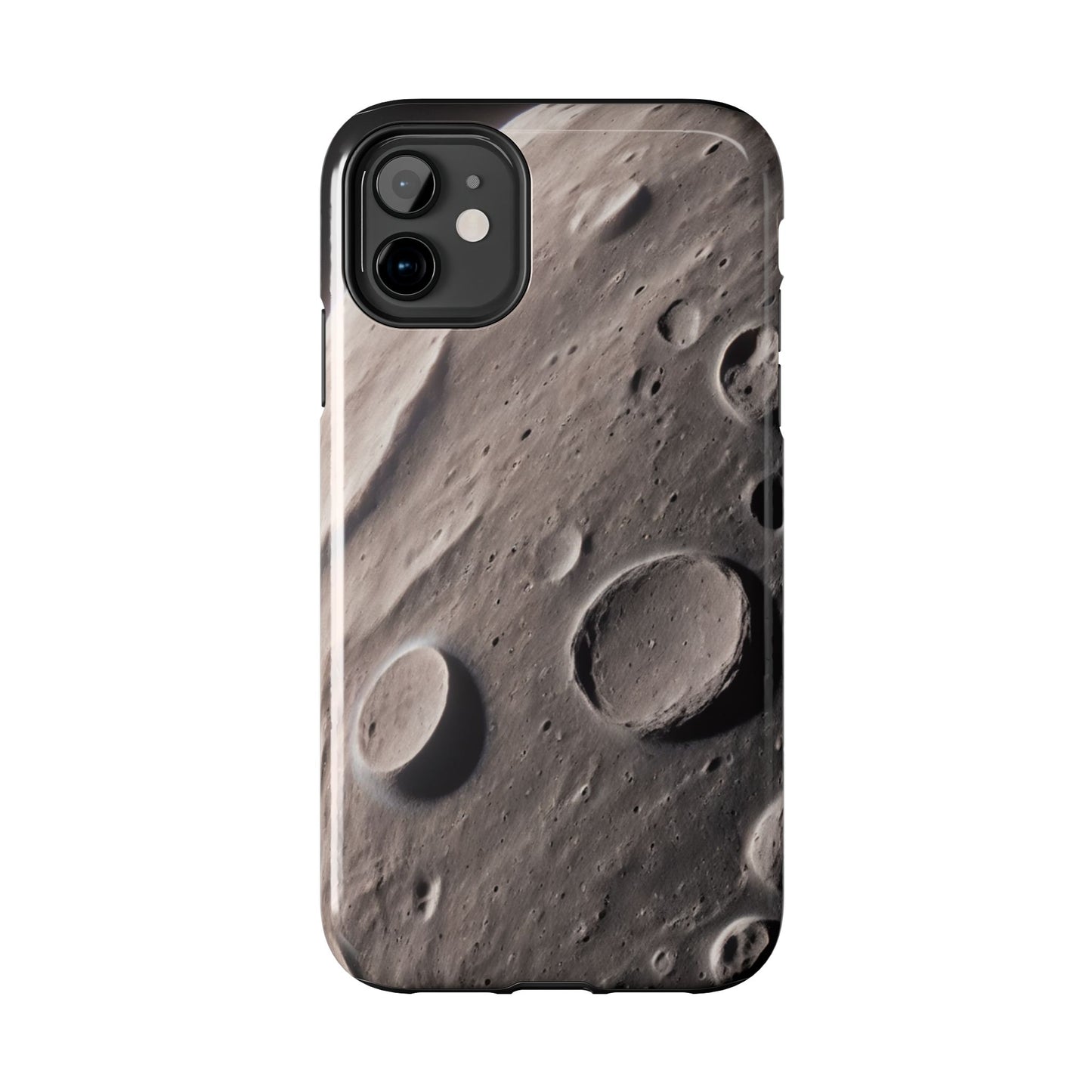 Celestial Moon Surface Tough Phone Case | Durable Space-Themed Design - for iPhone