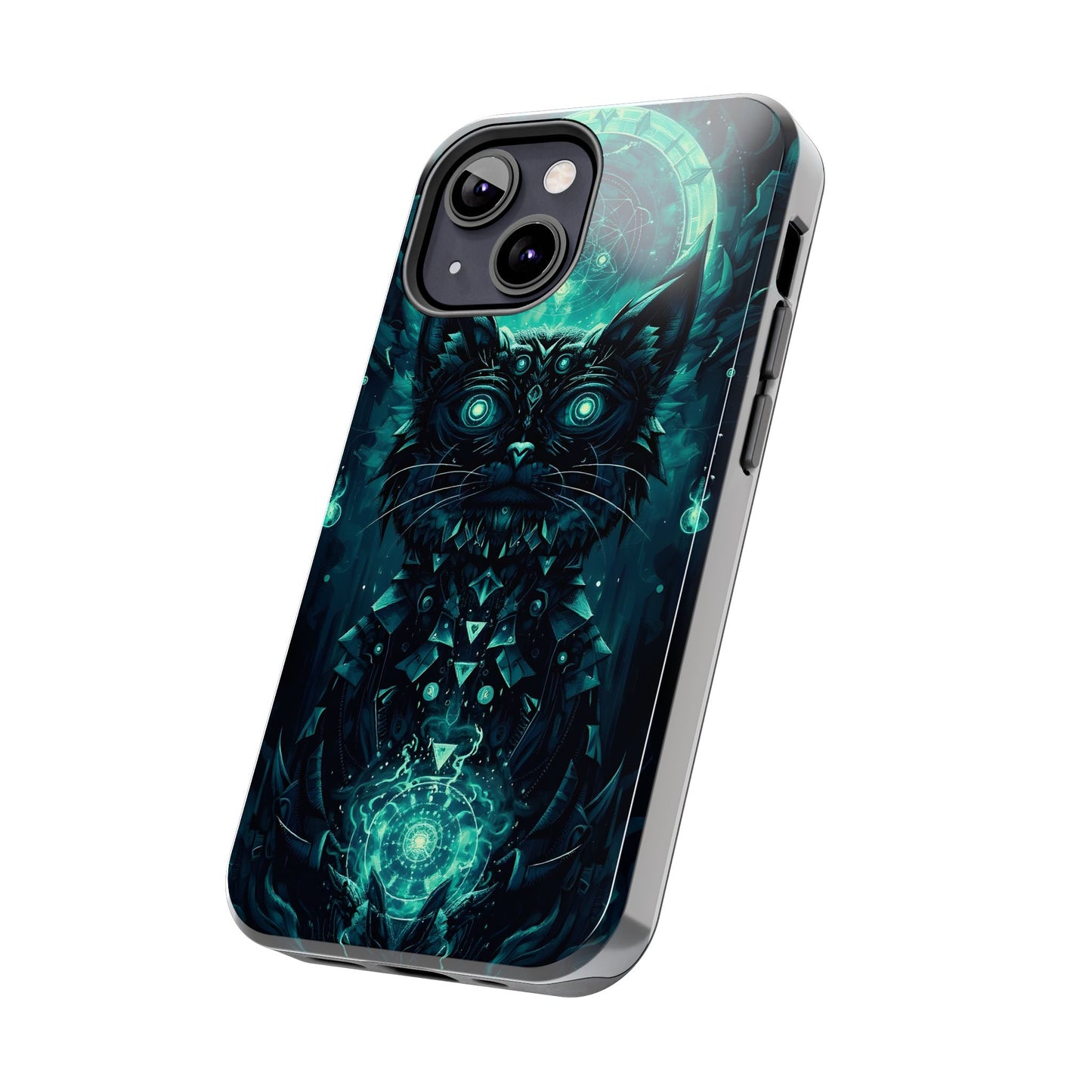 Mystical Dark Cat Phone Case - Tough Protective Cover for Cat Lovers - for iPhone
