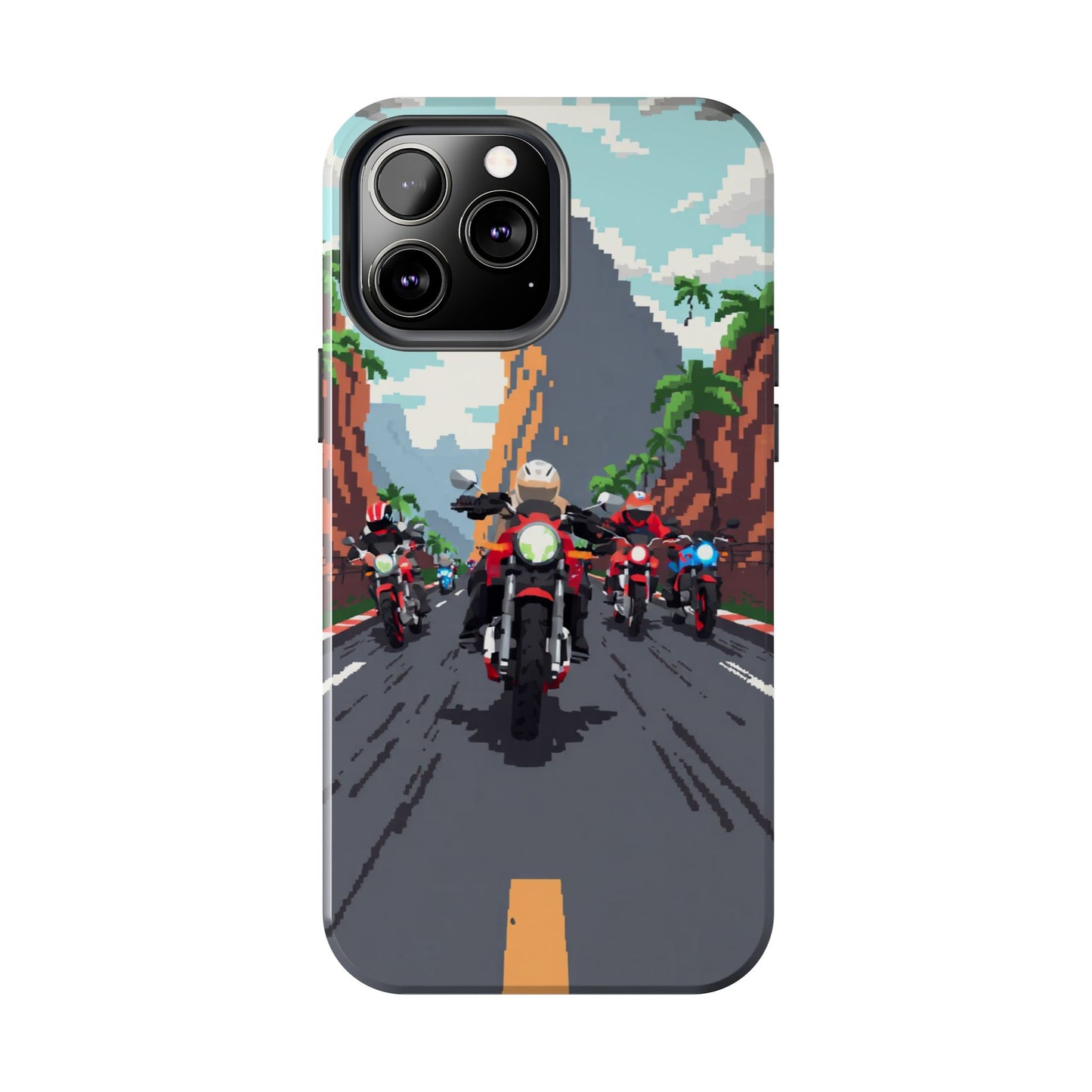 Retro Biker Tough Phone Case - Perfect for Motorcycle Lovers