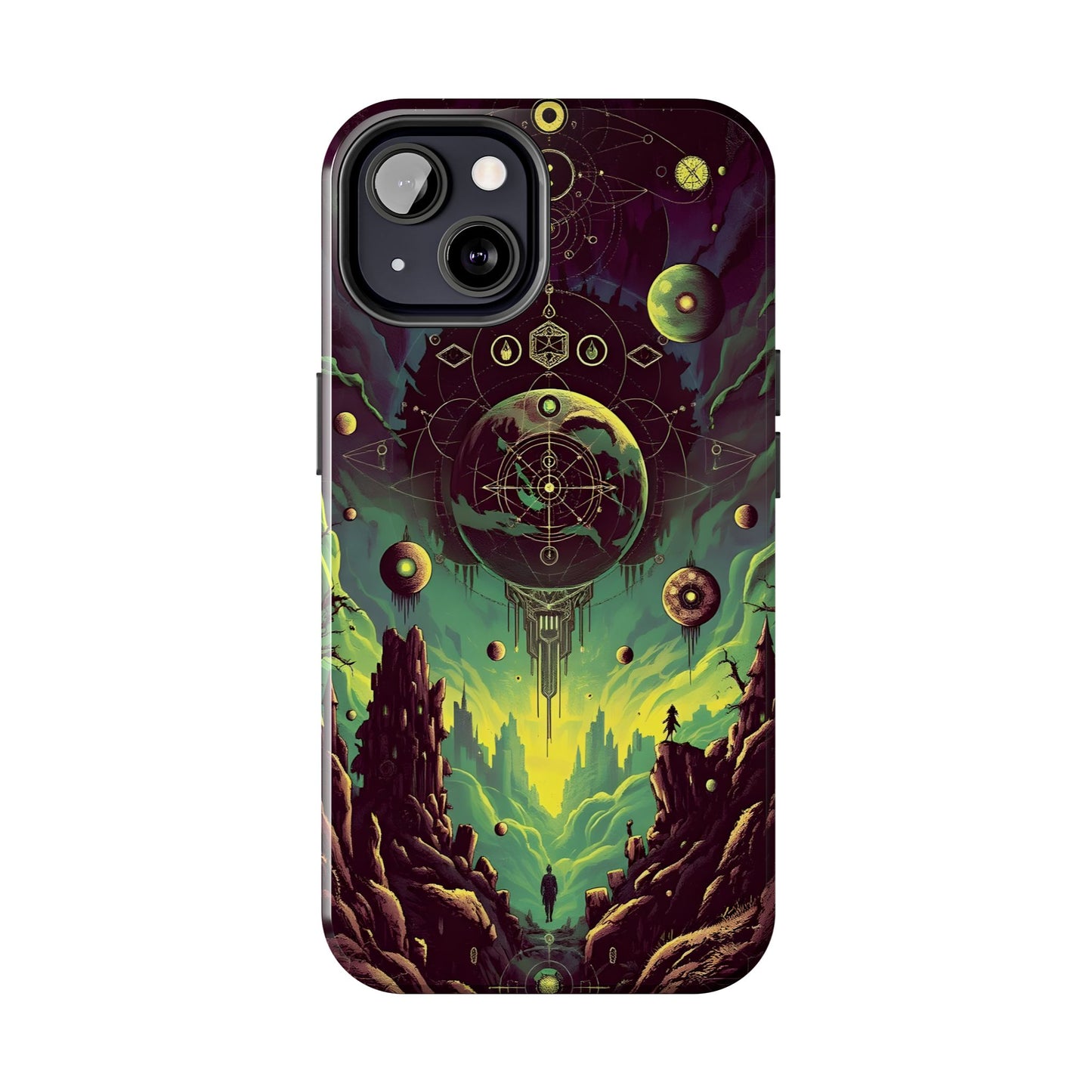 Cosmic Adventure Tough Phone Case - Galaxy Design for Space Enthusiasts - for iPhone