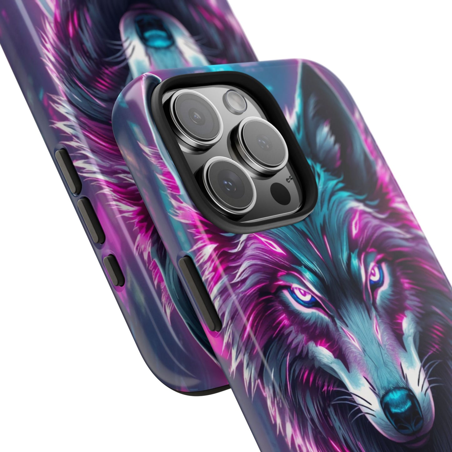 Fierce Wolf Phone Case - Tough & Vibrant Design for Animal Lovers