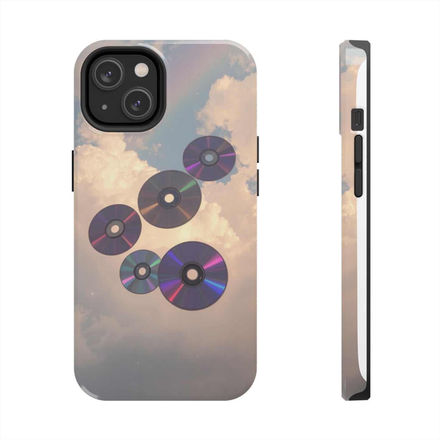 Vibrant Cloud CD Tough Phone Case - Durable and Stylish