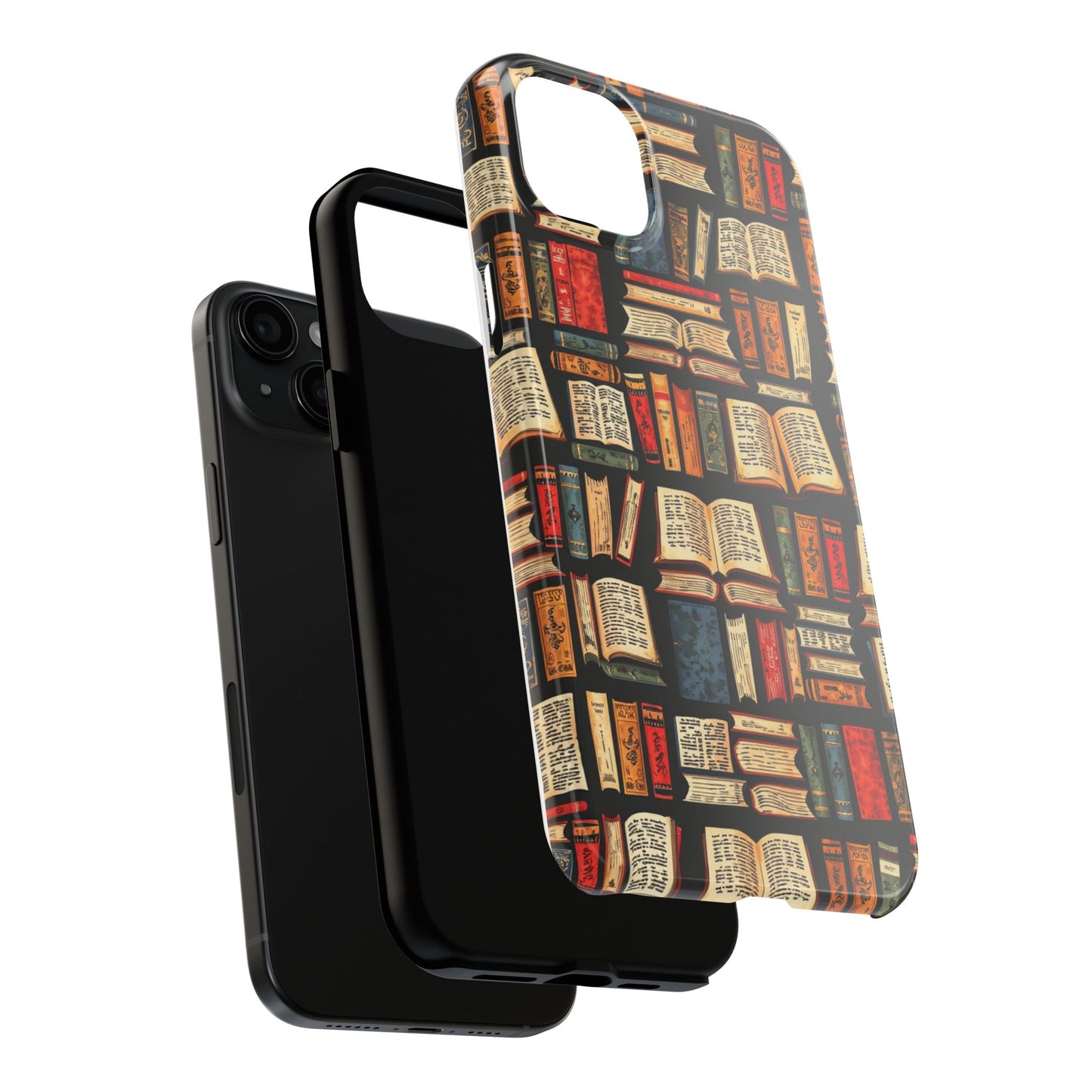 Book Lover Tough Phone Cases - Durable Protective Cases for Literature Fans