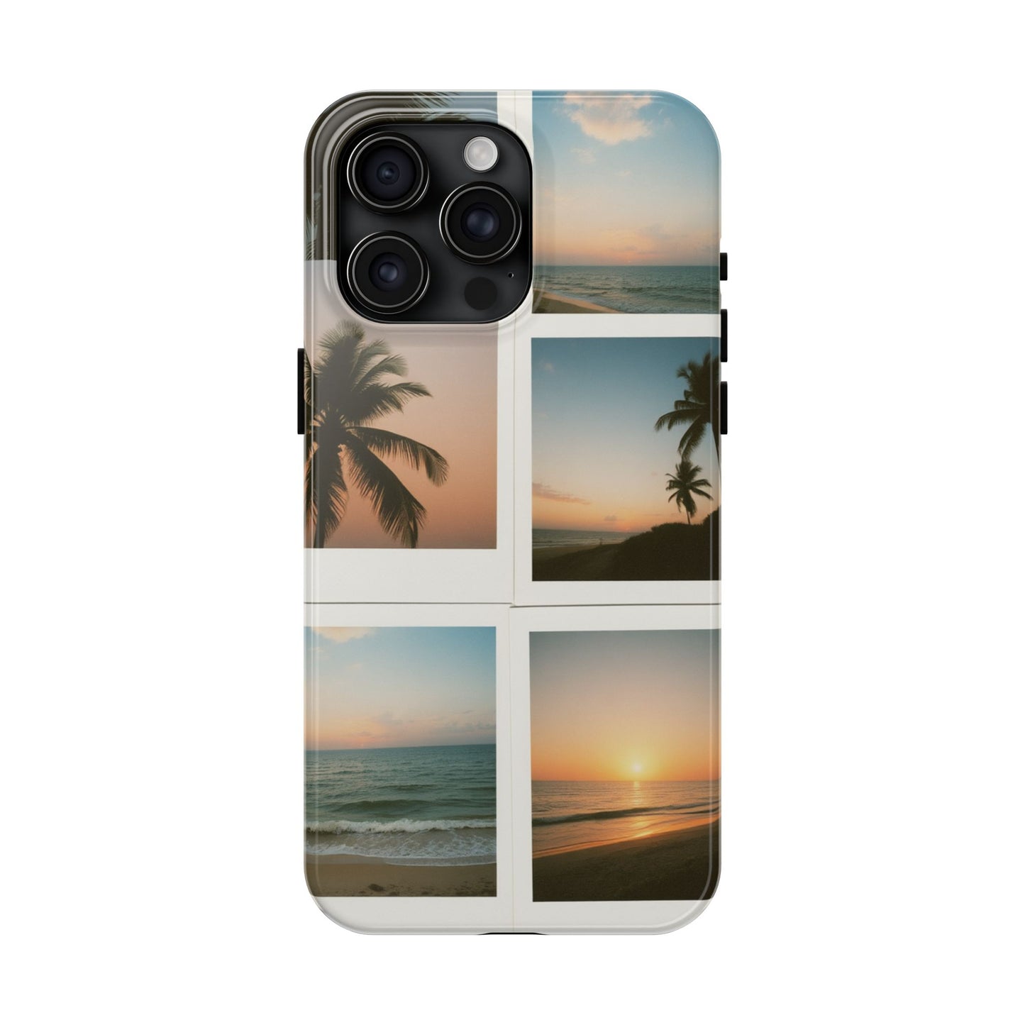 Tropical Sunset Tough Phone Case - Beach Vibes for Summer Adventures