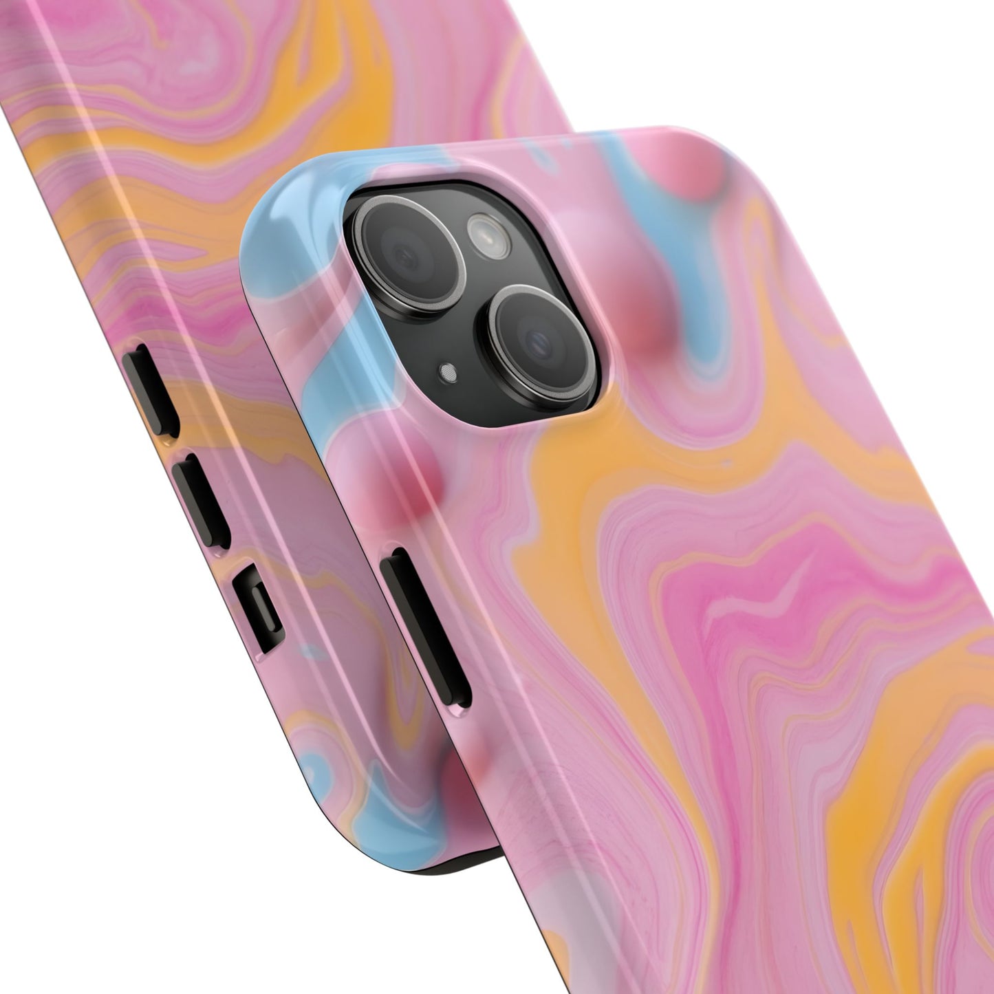 Liquid Candy Abstract Tough Phone Case - Durable Protection with Artistic Design - for iPhone