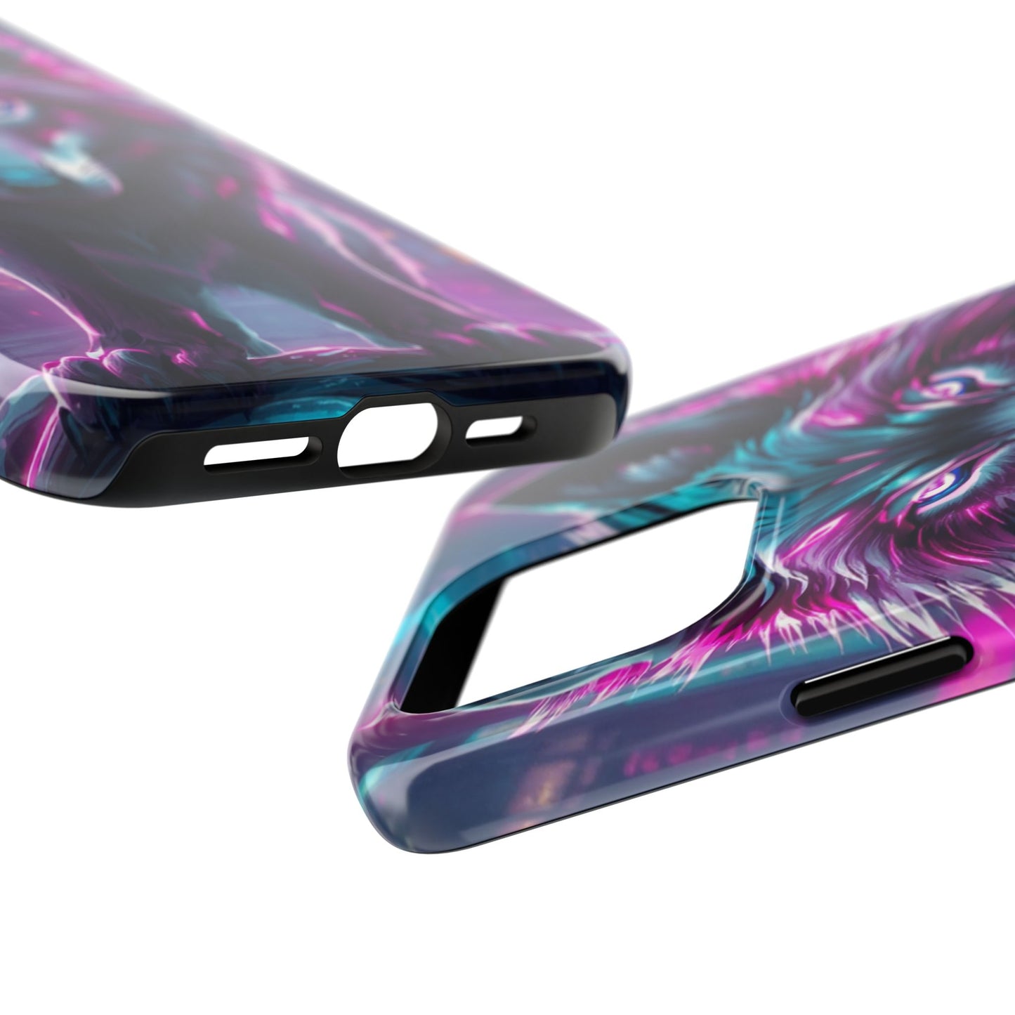 Fierce Wolf Phone Case - Tough & Vibrant Design for Animal Lovers