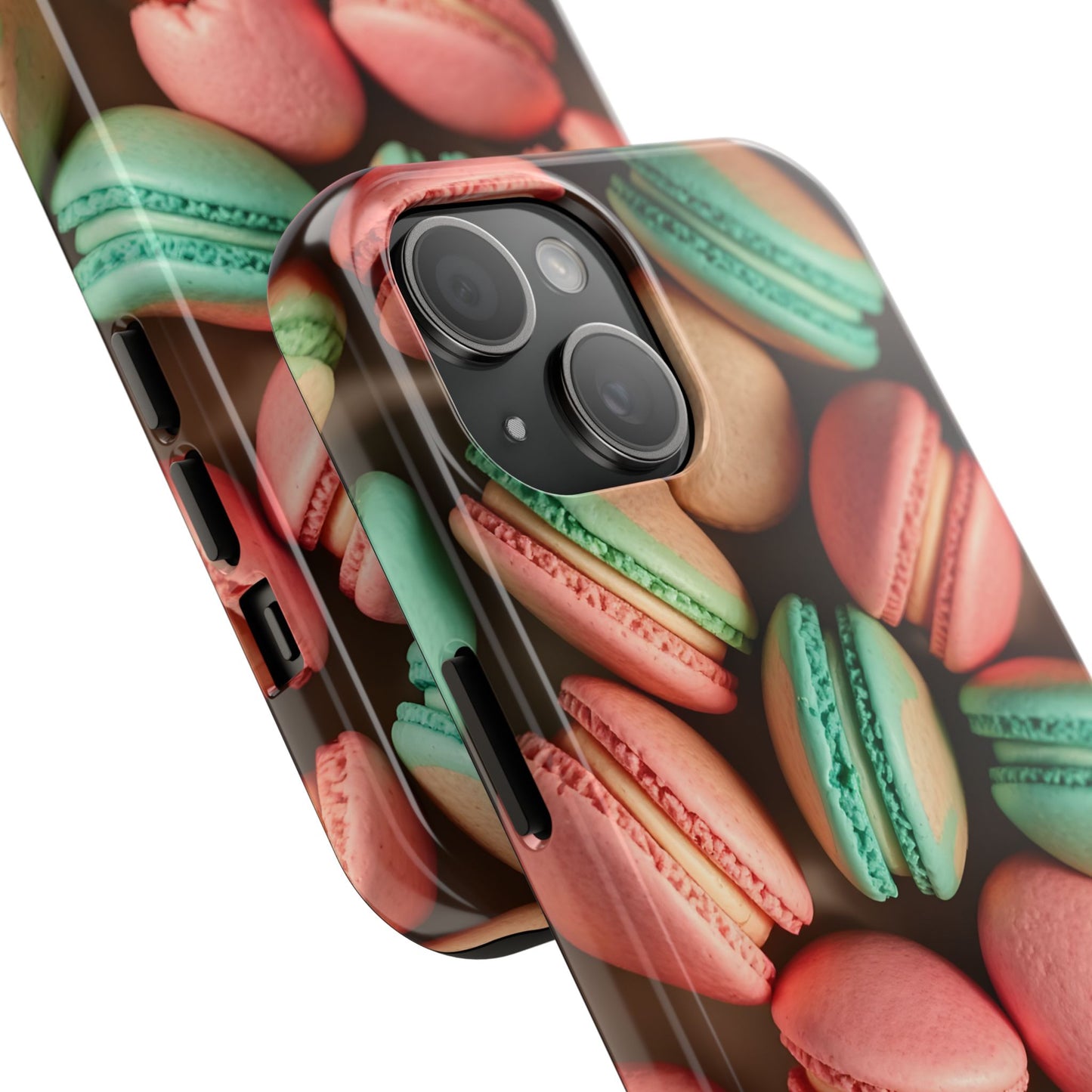 Colorful Tasty Macarons Tough Phone Case - Durable Protection with Sweet Aesthetic - for iPhone