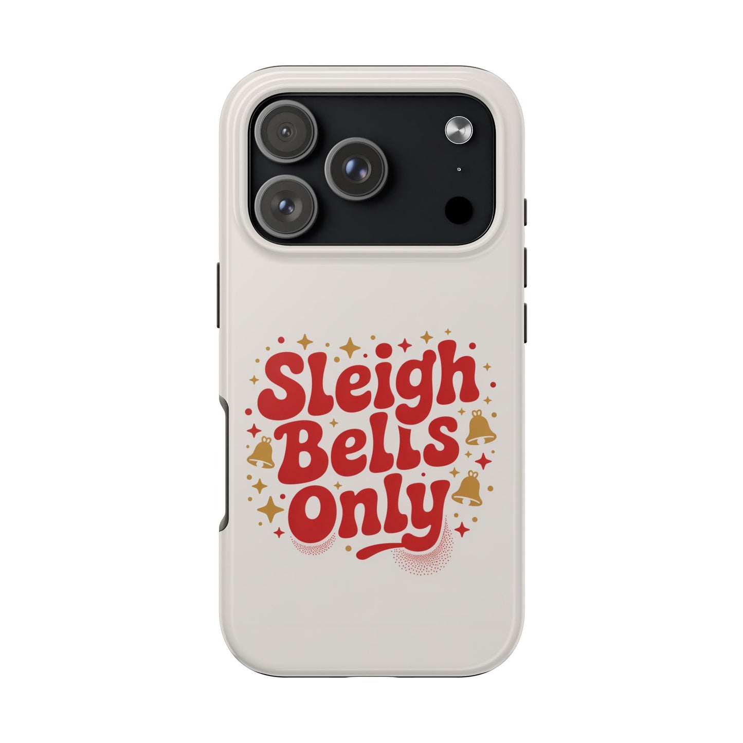 Holiday Tough Phone Case - Sleigh Bells Only Design