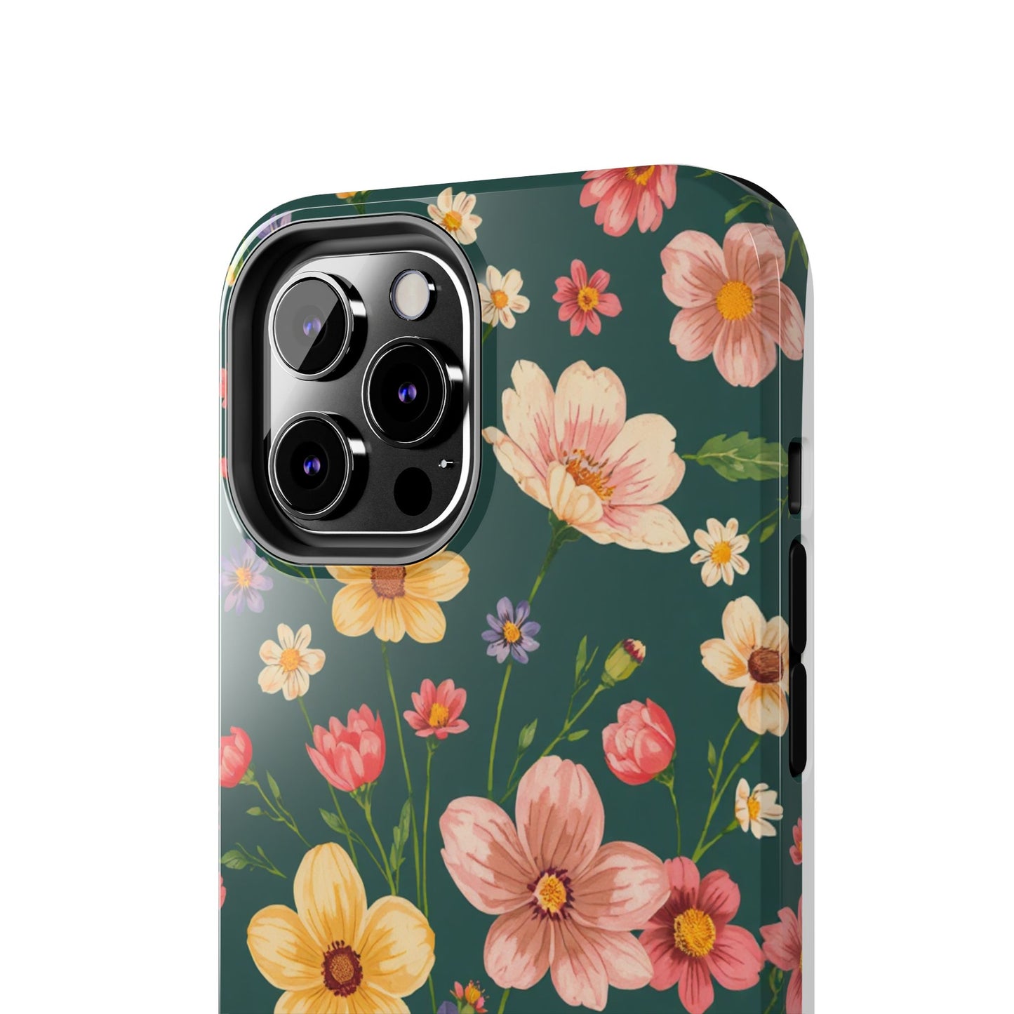 Vintage Spring Flowers Tough Phone Case - Durable Protection for iPhone